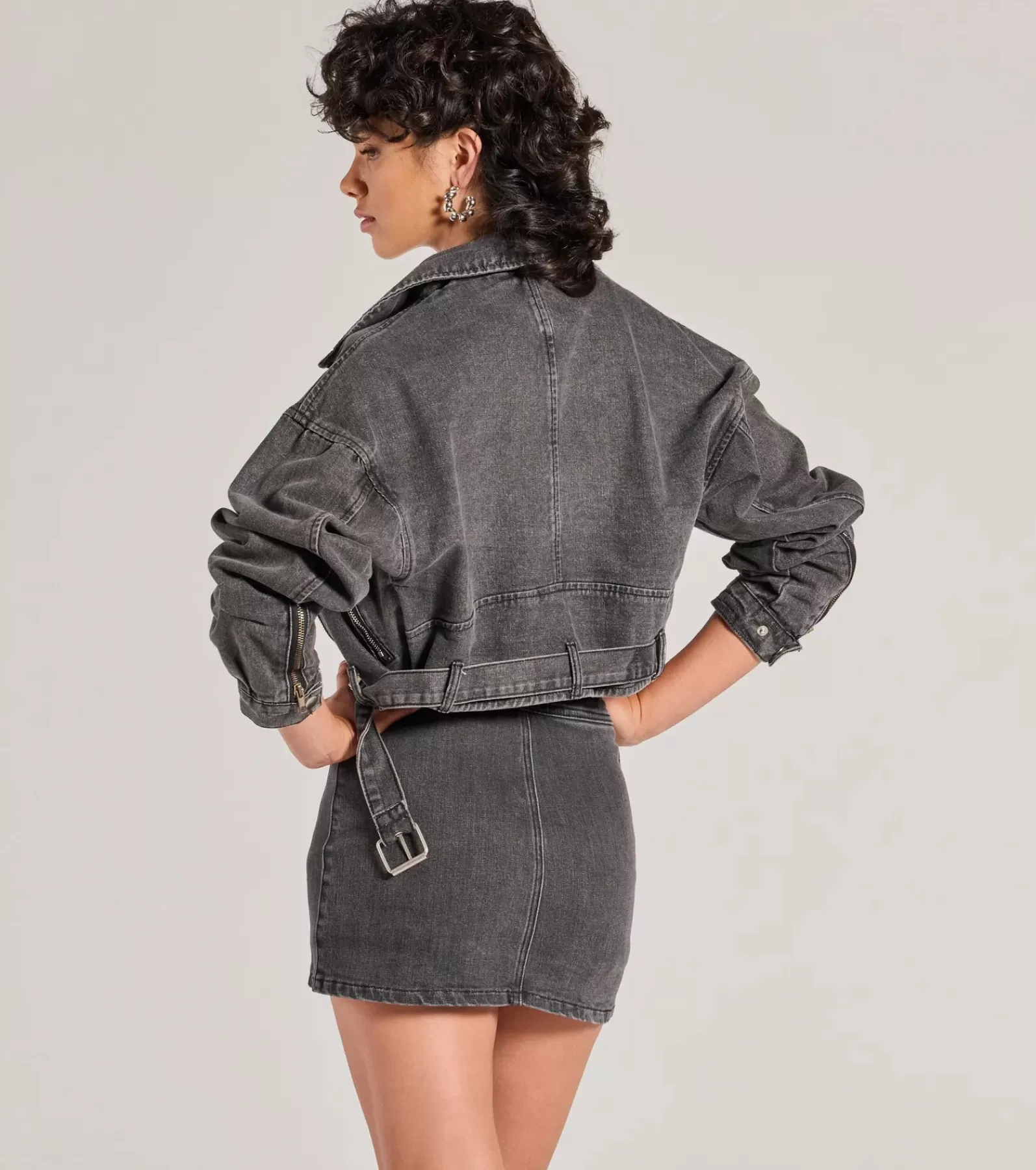 Windsor Jean Jackets*Add Some Edge Moto Denim Jacket