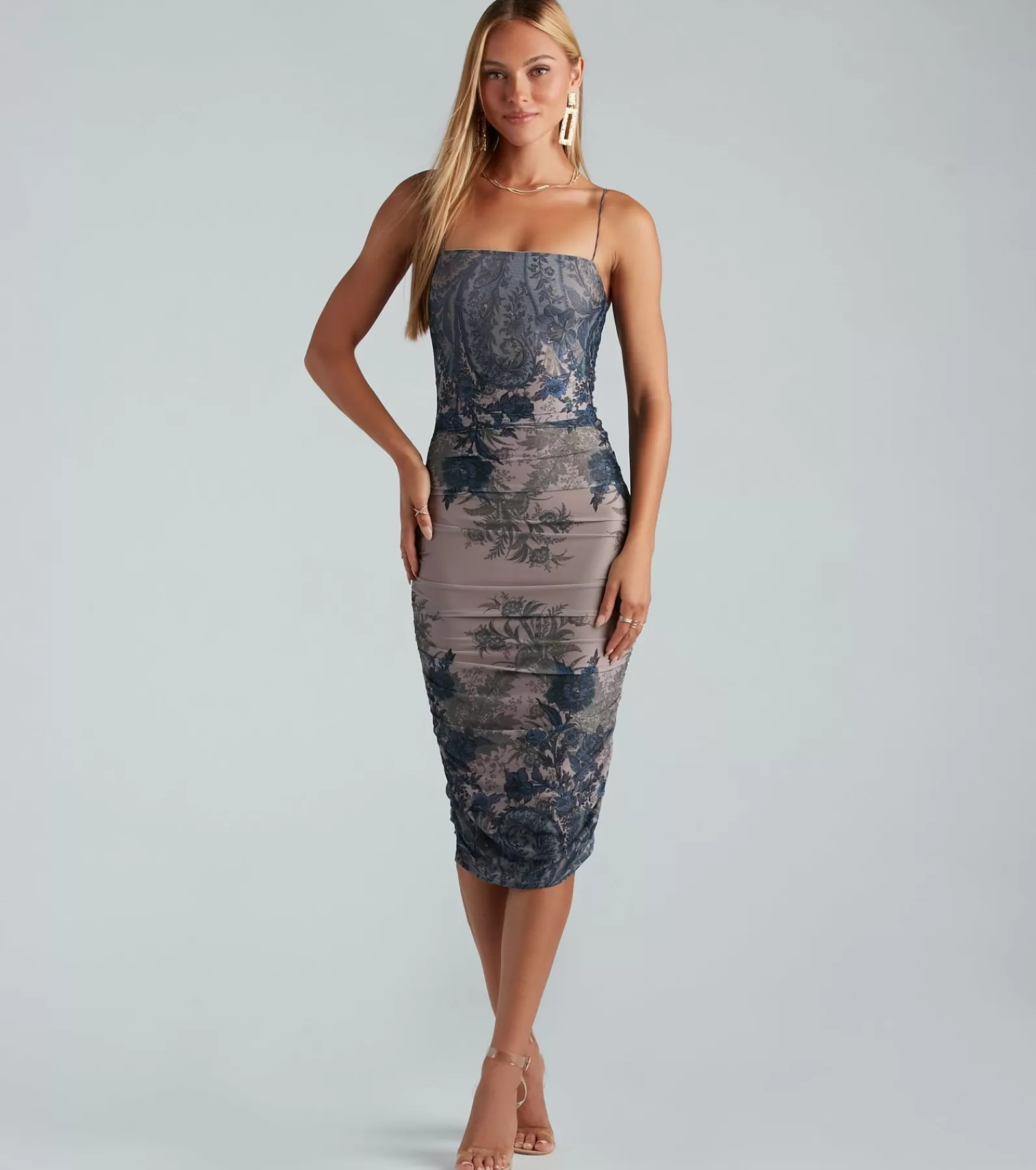 Windsor Bridal Shower | Country Wedding Guest Dresses*All About Love Floral Paisley Midi Dress