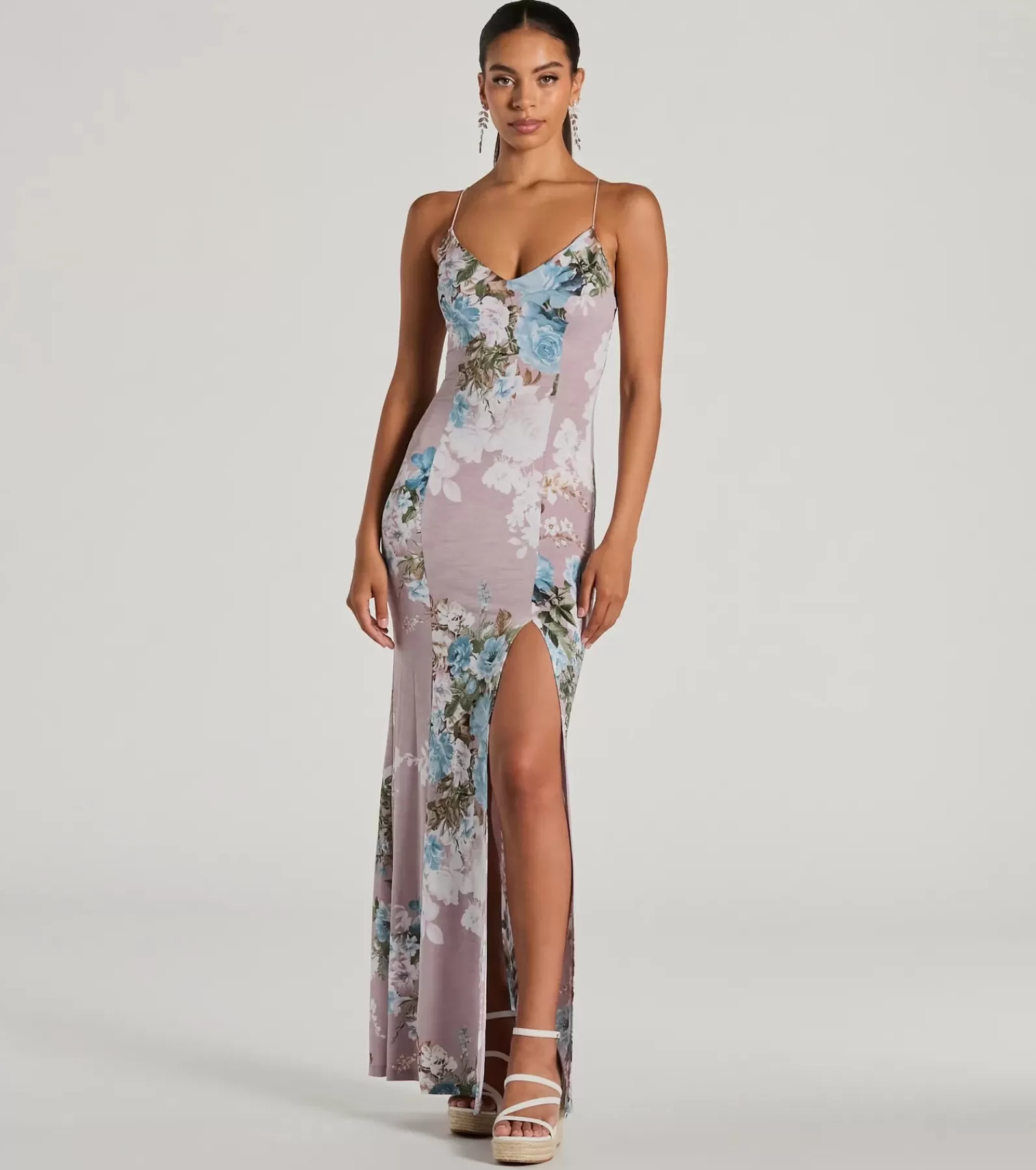 Windsor Honeymoon | Maxi Dresses*Blooming Floral Knit Maxi Dress