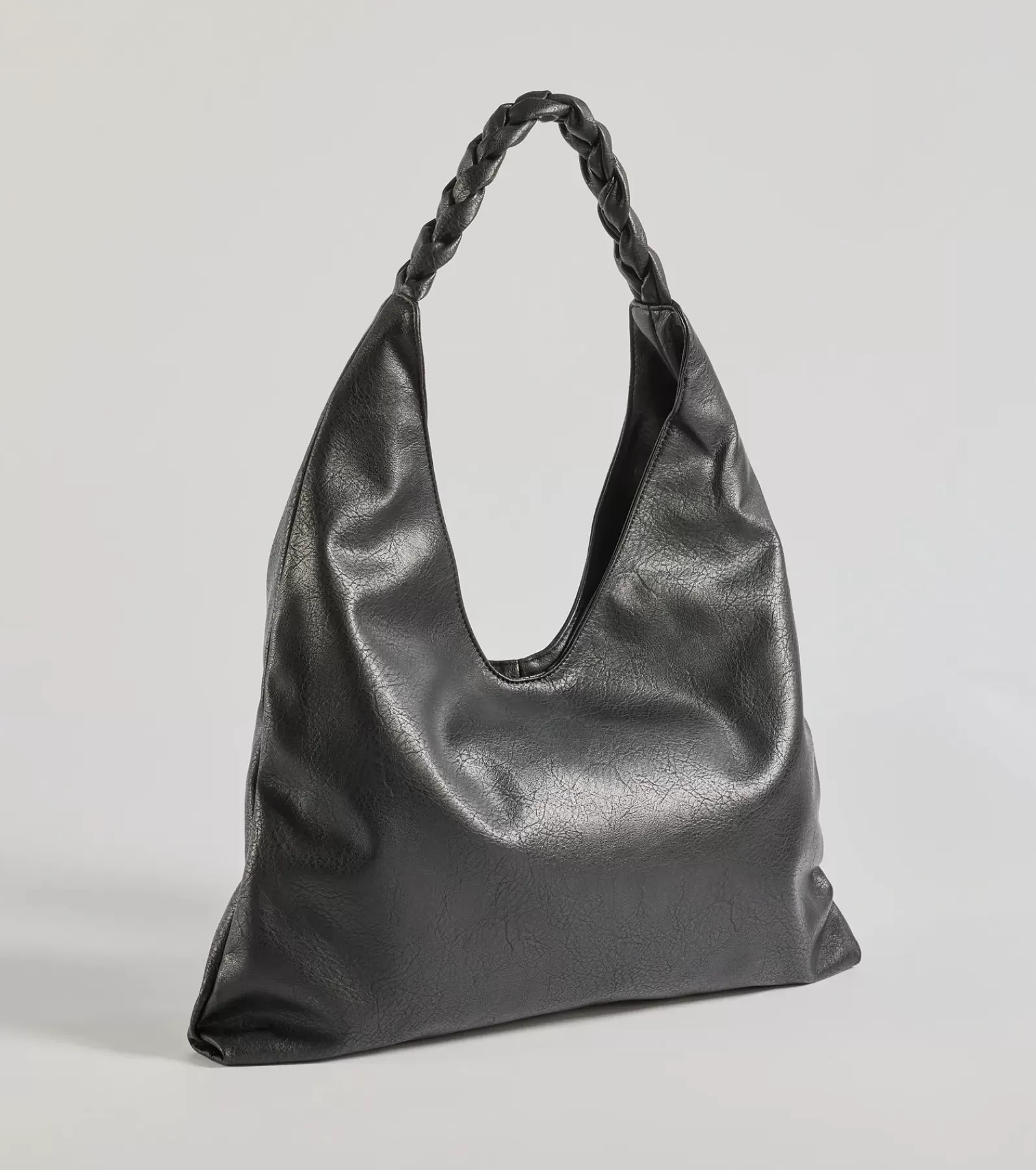 Windsor All Accessories*Braided Glam Slouchy Shoulder Bag