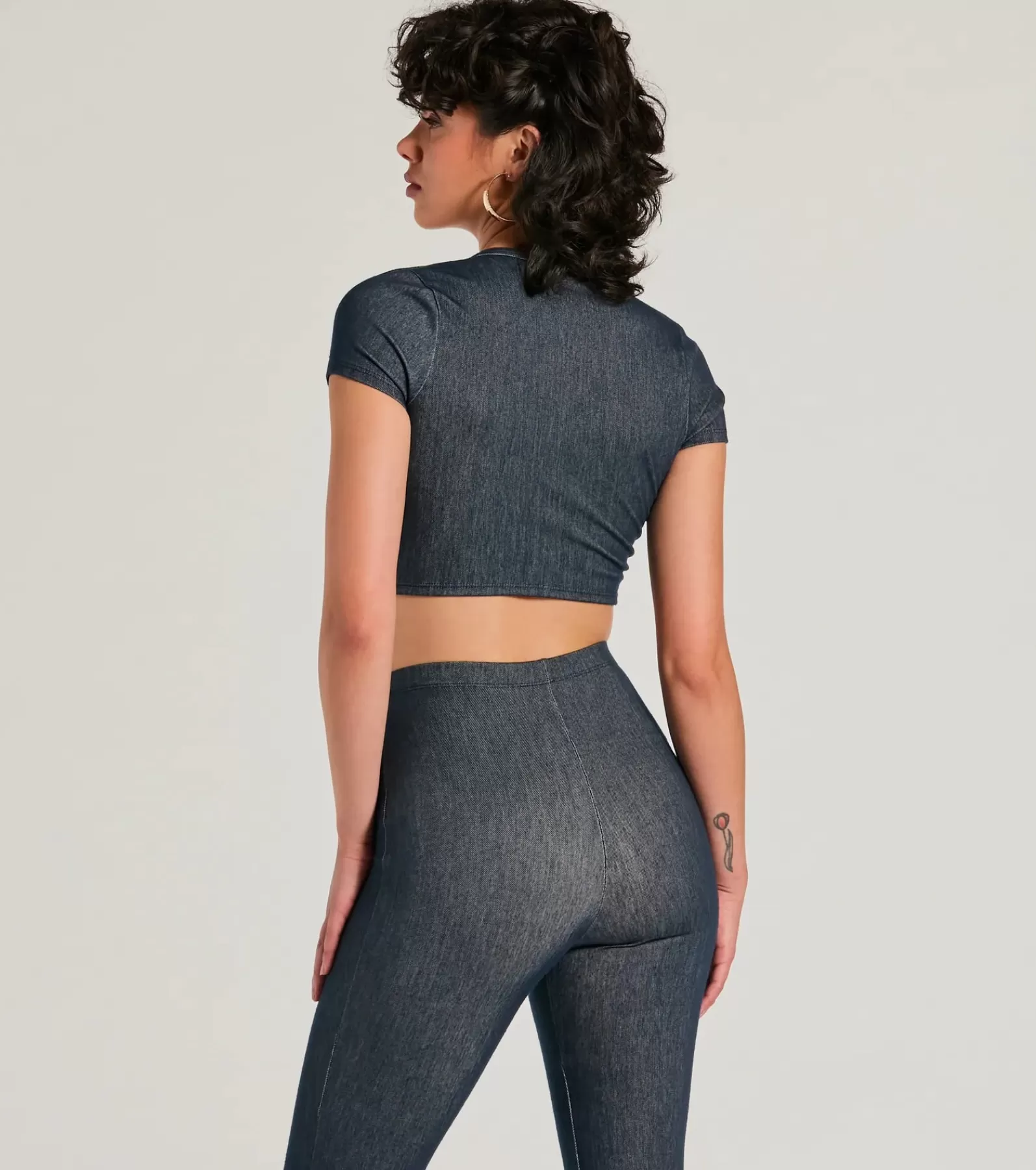 Windsor All Matching Sets | Tie Front Tops*Cause A Commotion Tie Front Crop Top