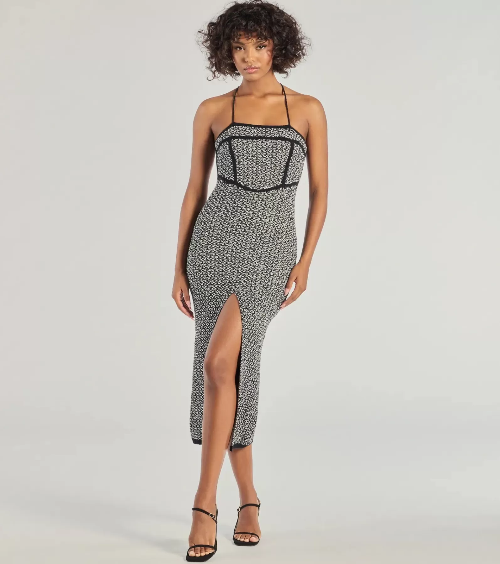 Windsor Beach Wedding Guest Dresses | Midi Dresses*Chic Beauty Strappy Back Knit Midi Dress