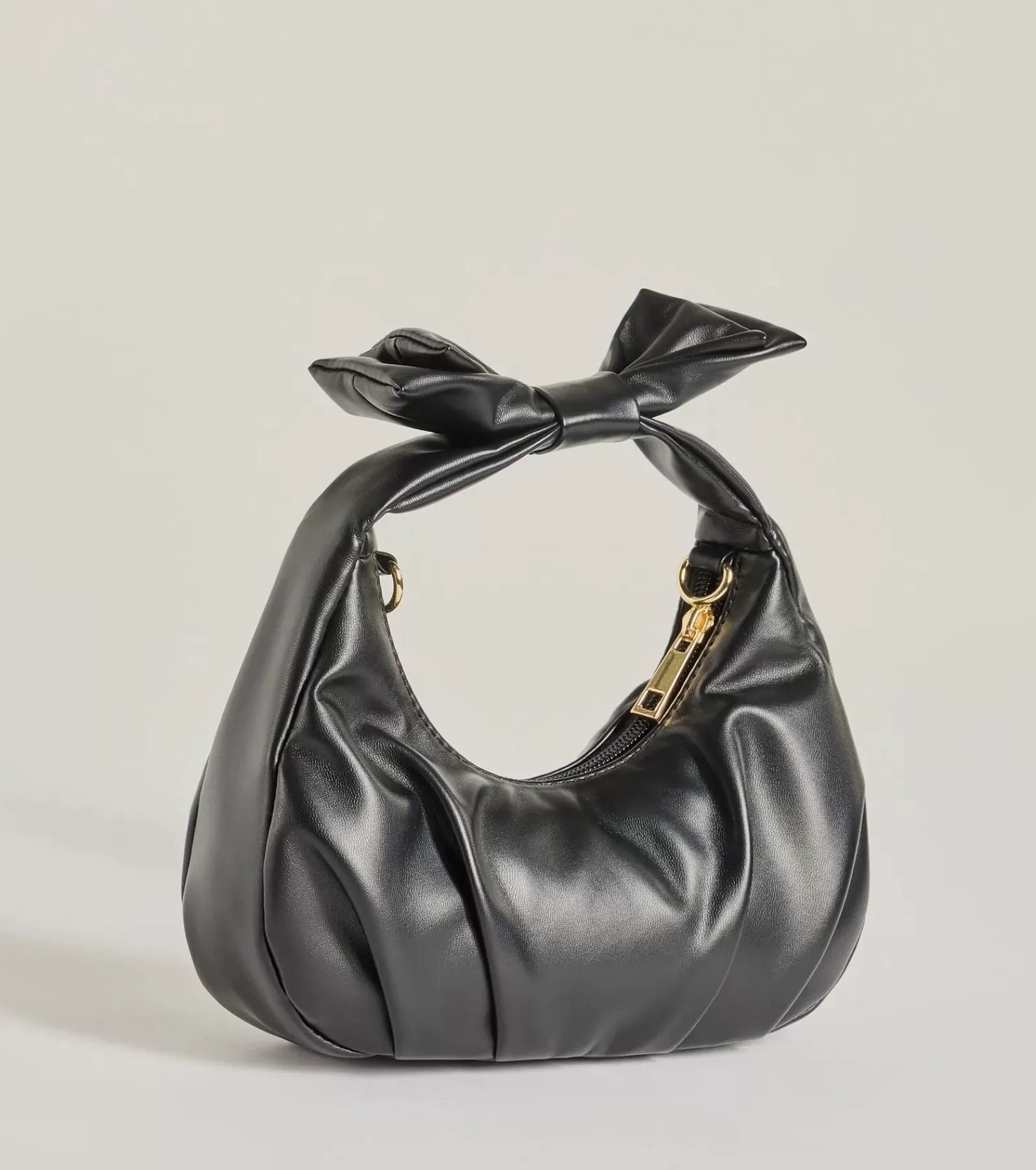 Windsor All Accessories*Chic Muse Faux Leather Bow Handbag