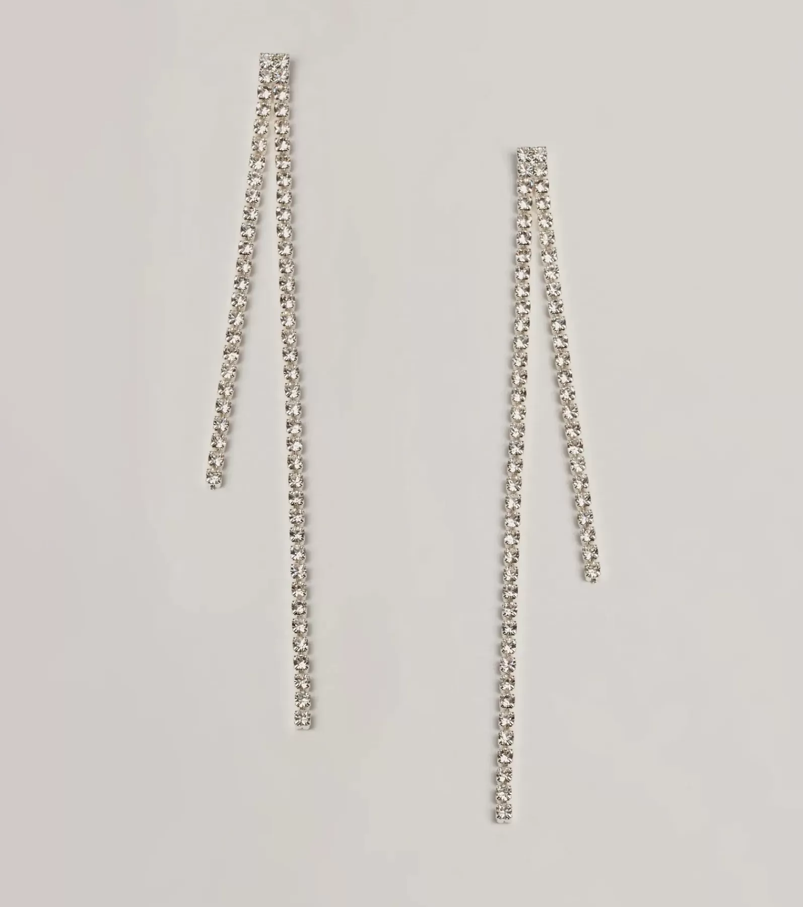 Windsor Earrings | All Accessories*Classic Glam Rhinestone Fringe Duster Earrings