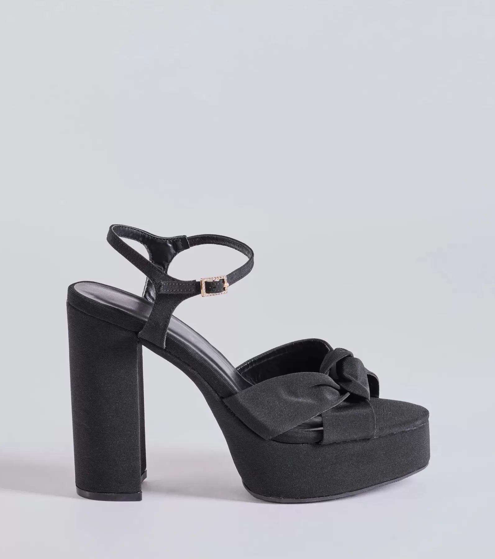Windsor Platform Shoes | Sandals*Classically Stunning Platform Knot Block Heels