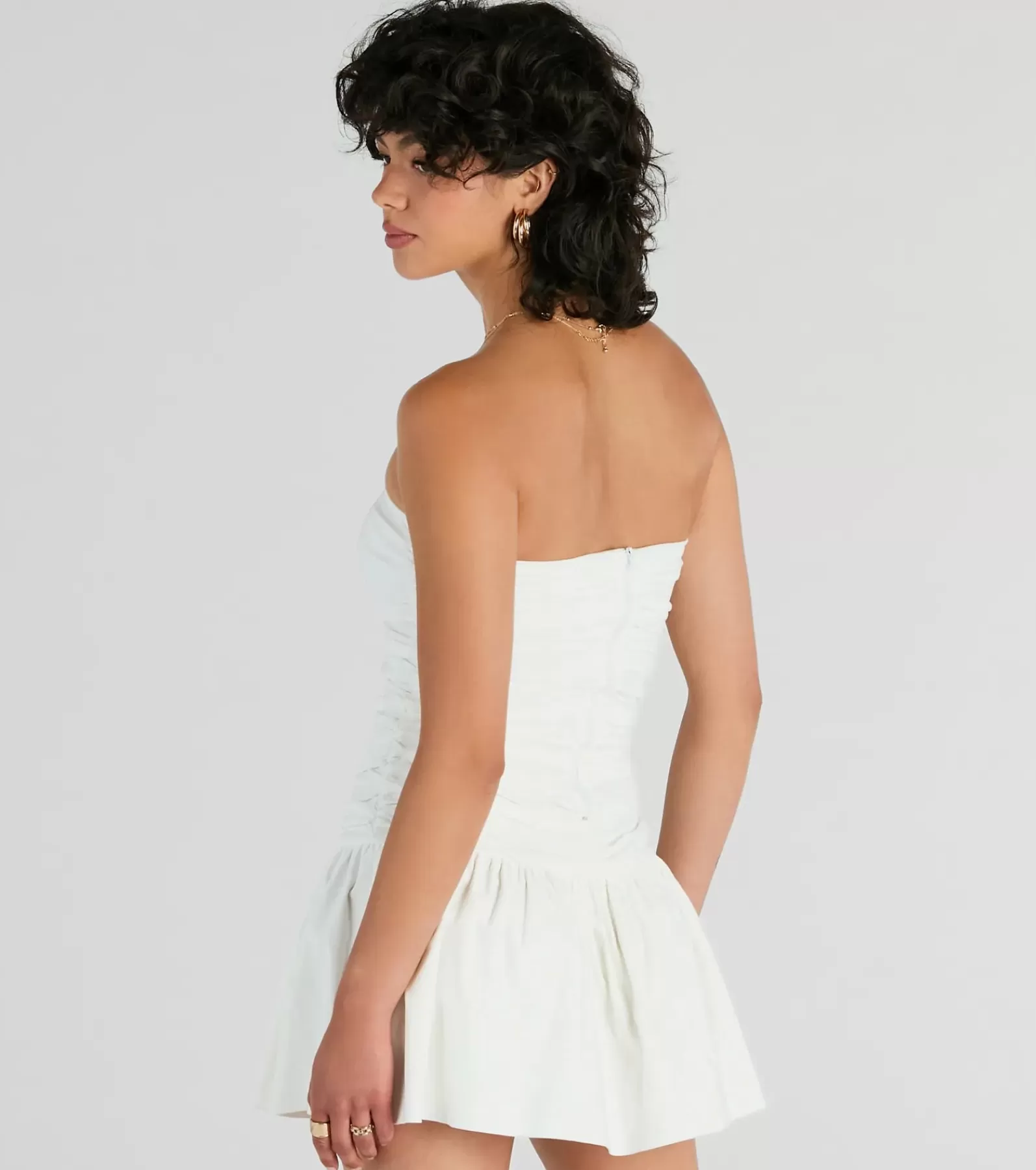 Windsor Skater Dresses | Sundresses*Covetable Charm Strapless Mini Skater Dress