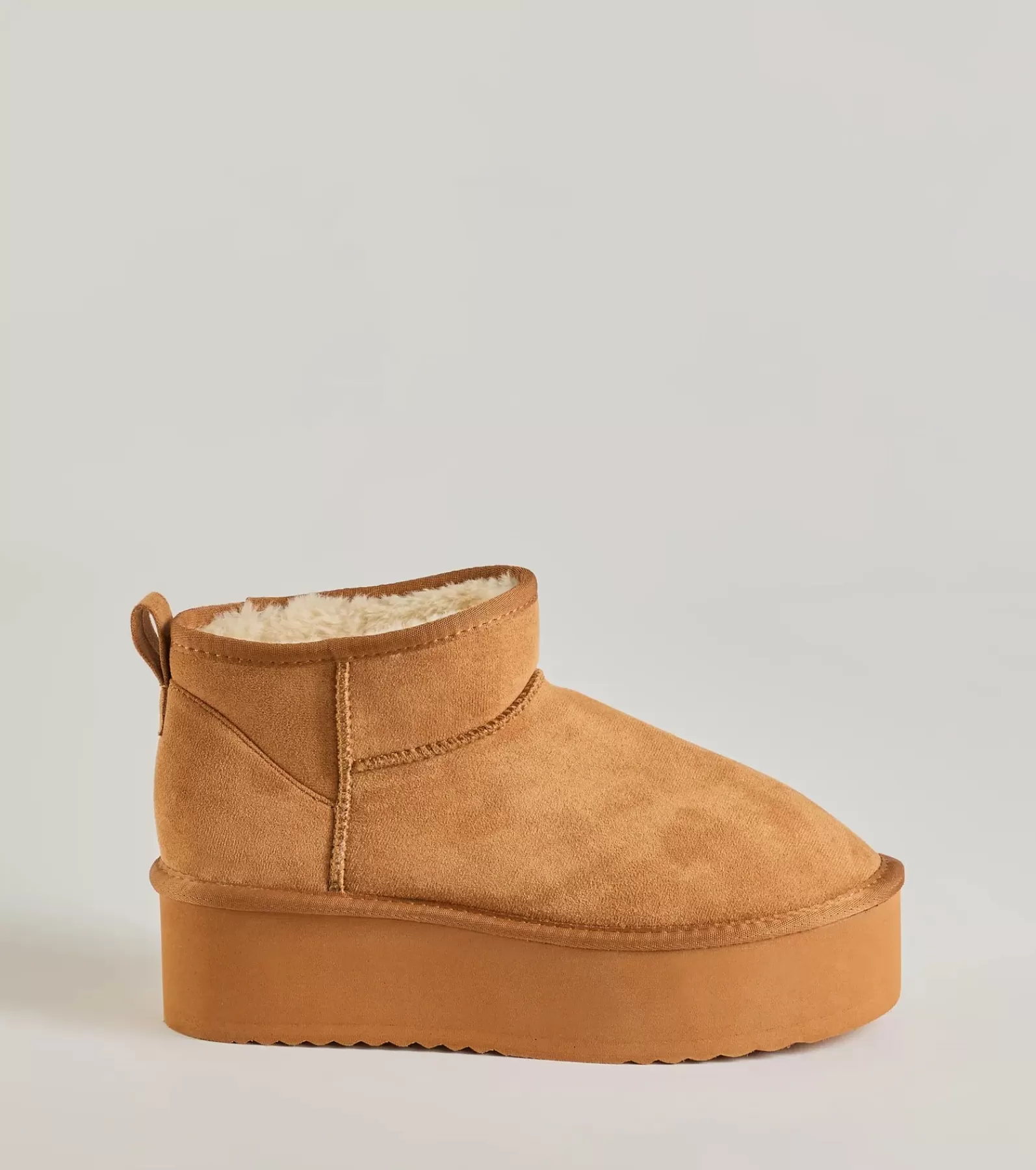Windsor Platform Shoes | Boots & Booties*Cozy Feels Faux Sherpa Lined Platform Booties