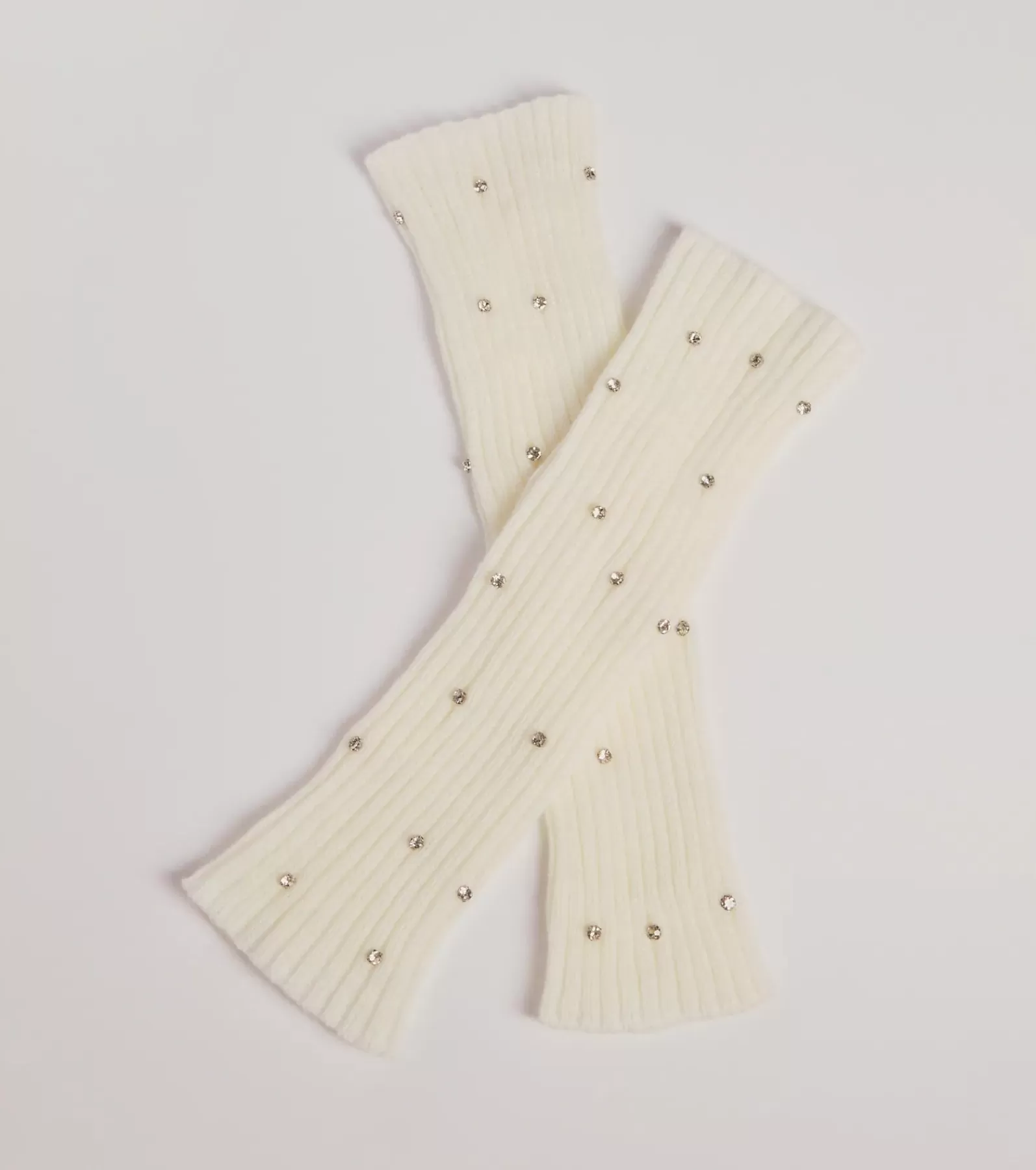 Windsor Hosiery & Socks | All Accessories*Cozy Luxe Ribbed Knit Rhinestone Leg Warmers