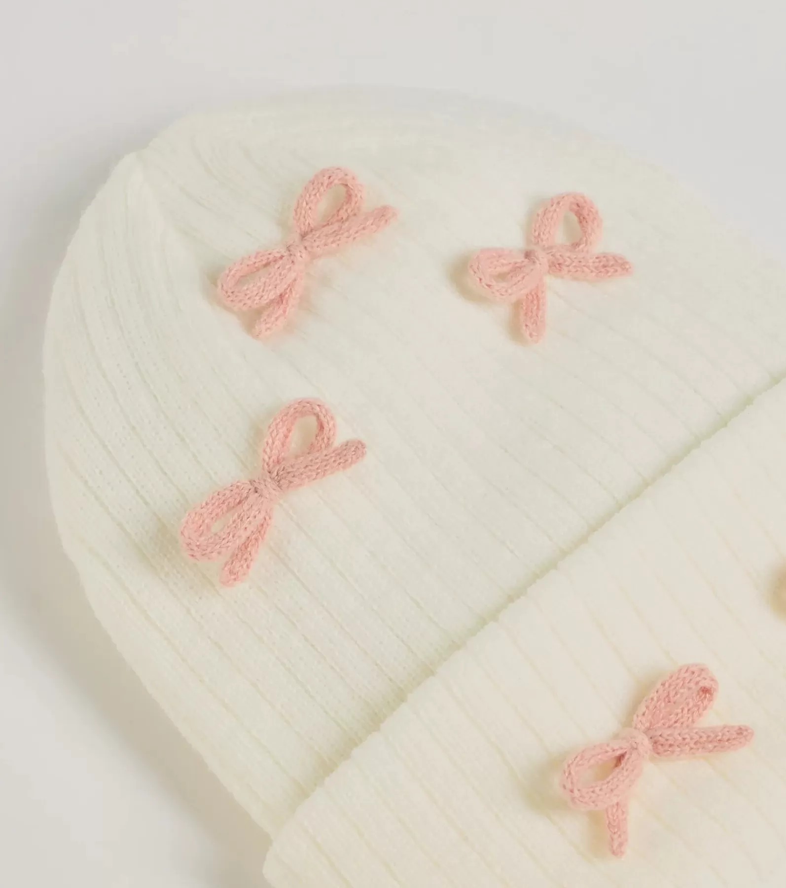 Windsor Cold Weather Accessories | Hats*Cozy Up Bow Detail Ribbed Knit Beanie