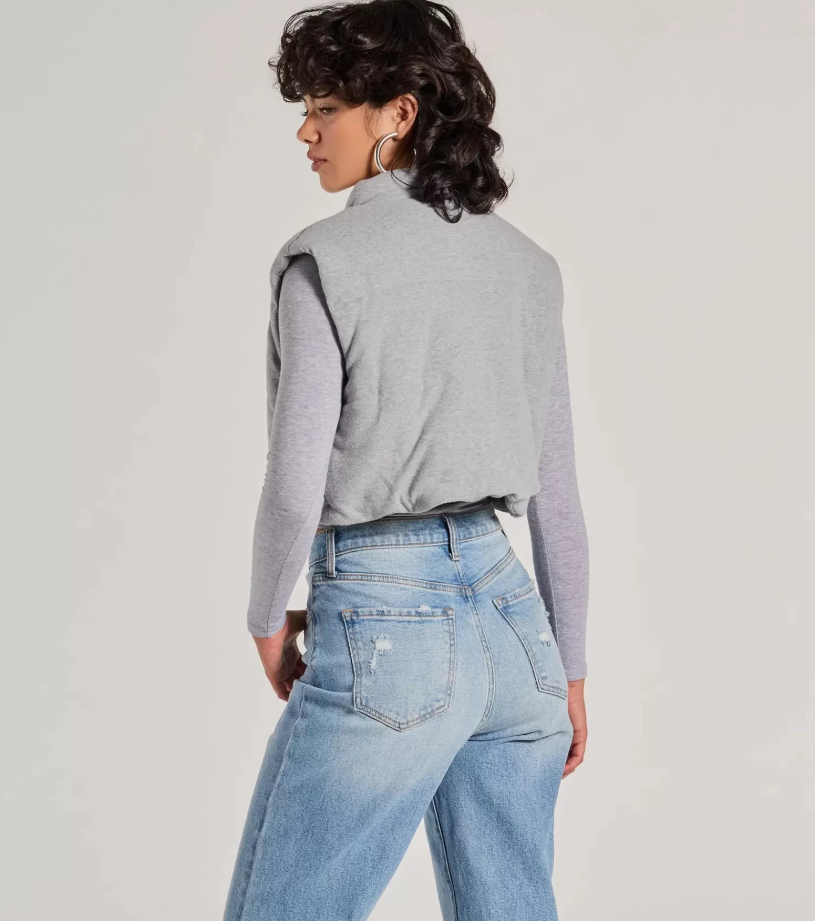Windsor Coats*Cozy Vibes Knit Cropped Puffer Vest