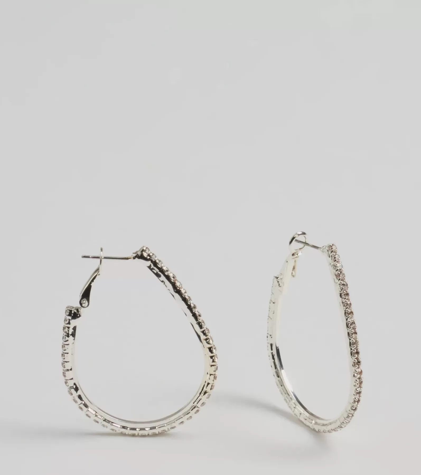 Windsor Earrings | All Accessories*Dainty Rhinestone Teardrop Earrings