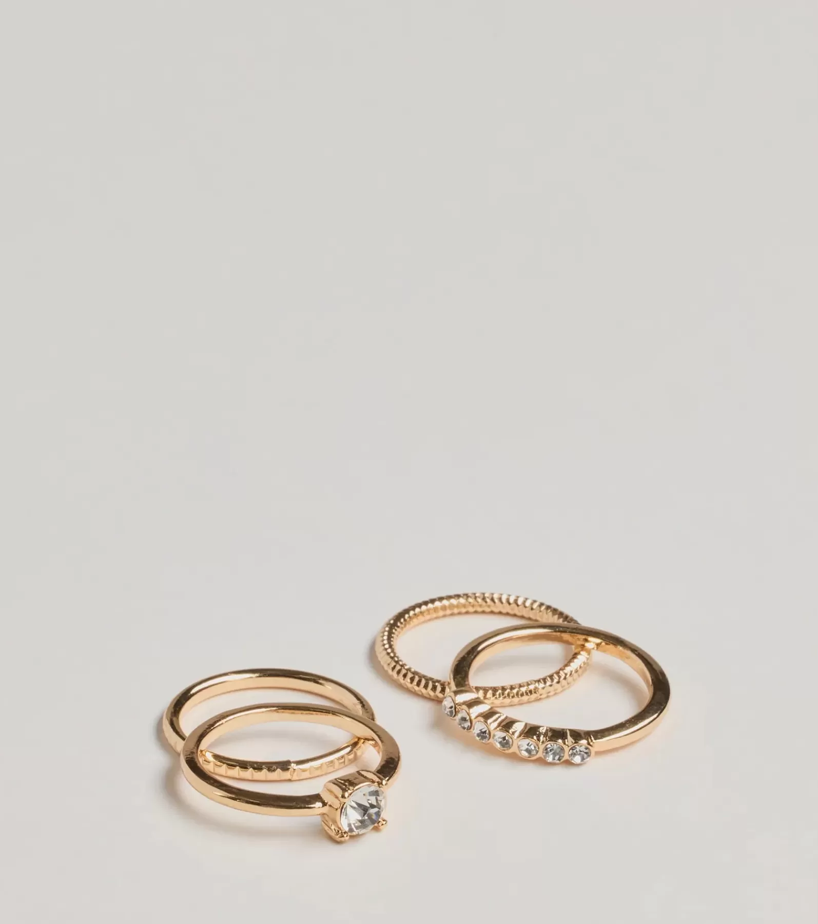 Windsor Rings | All Accessories*Dainty Shine Rhinestone Ring Four-Pack