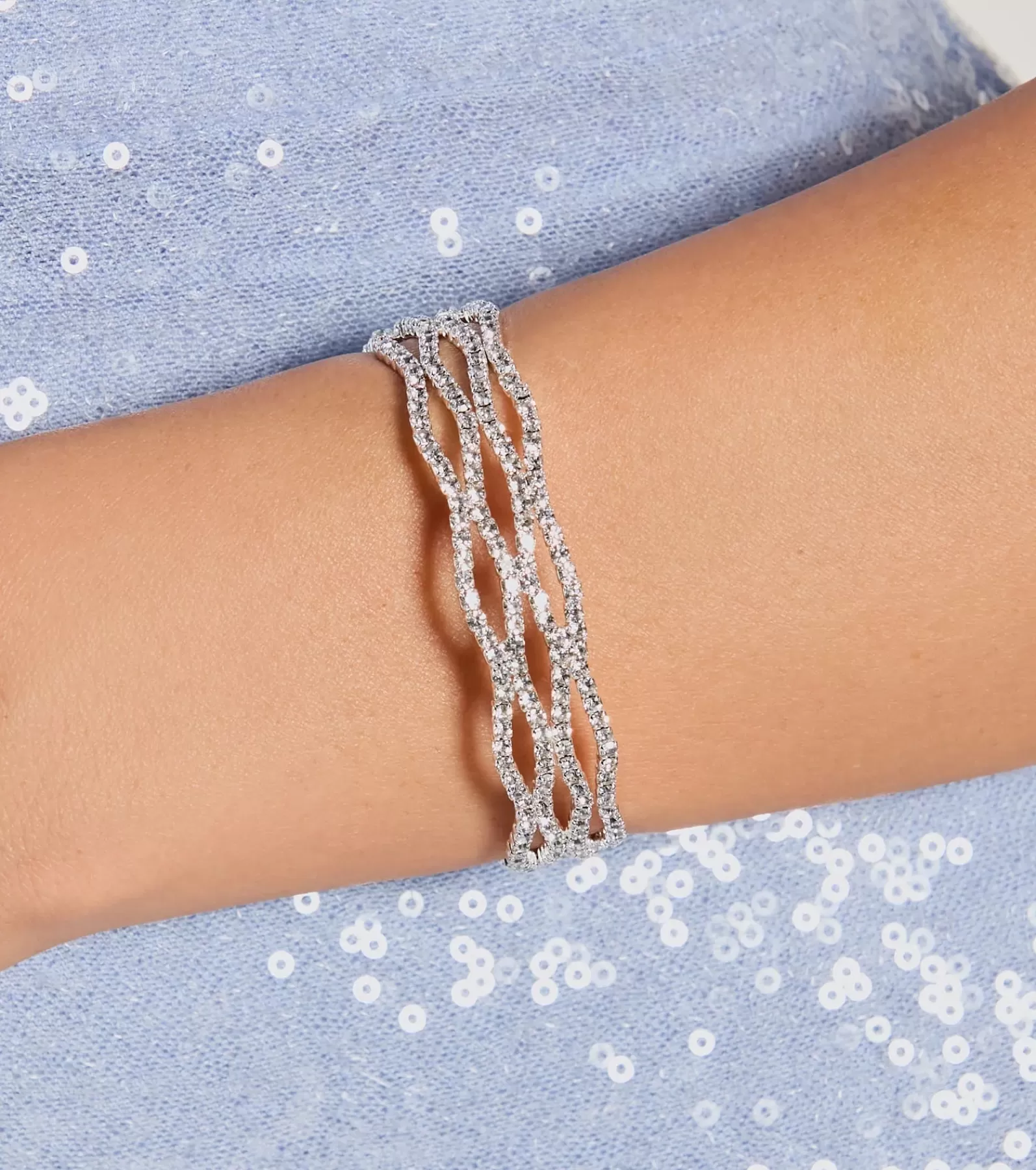 Windsor Bracelets | Accessories*Dazzling Shine Rhinestone Cuff Bracelet