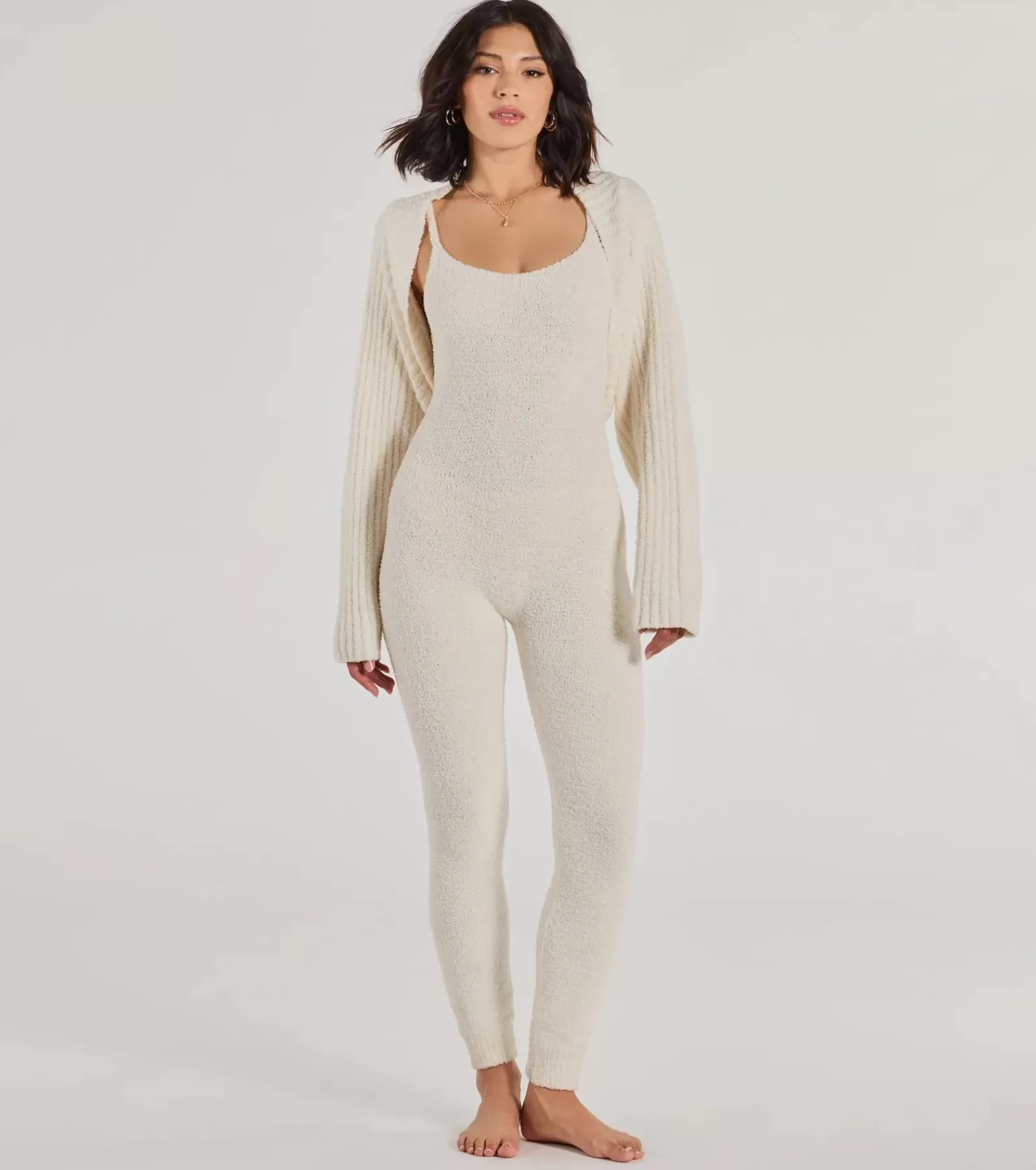 Windsor All Jumpsuits & Rompers*Dressed To Lounge Chenille Knit Catsuit