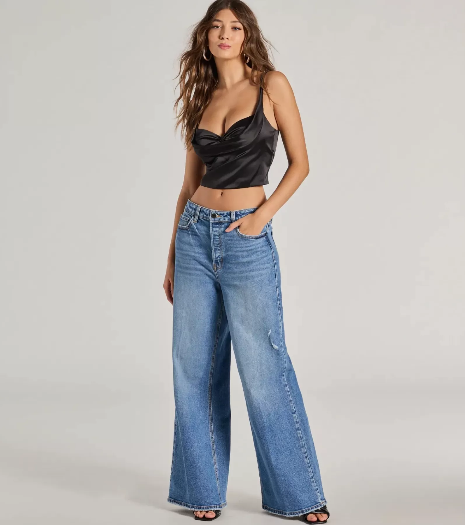 Windsor Pants | Jeans*Effortless Fave Mid-Rise Wide-leg Jeans
