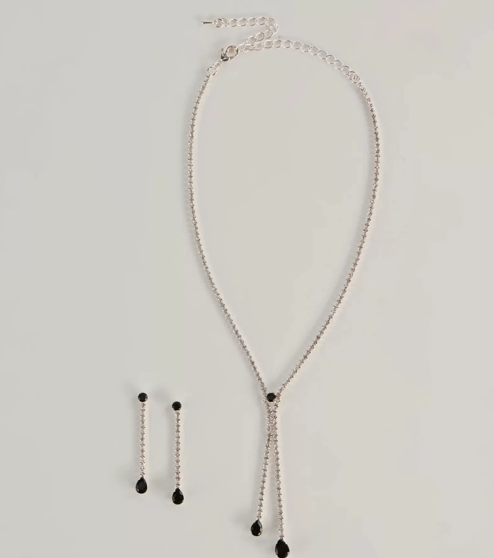 Windsor Necklaces & Chokers | Accessories*Elegant Glitz Rhinestone Necklace And Earrings Set