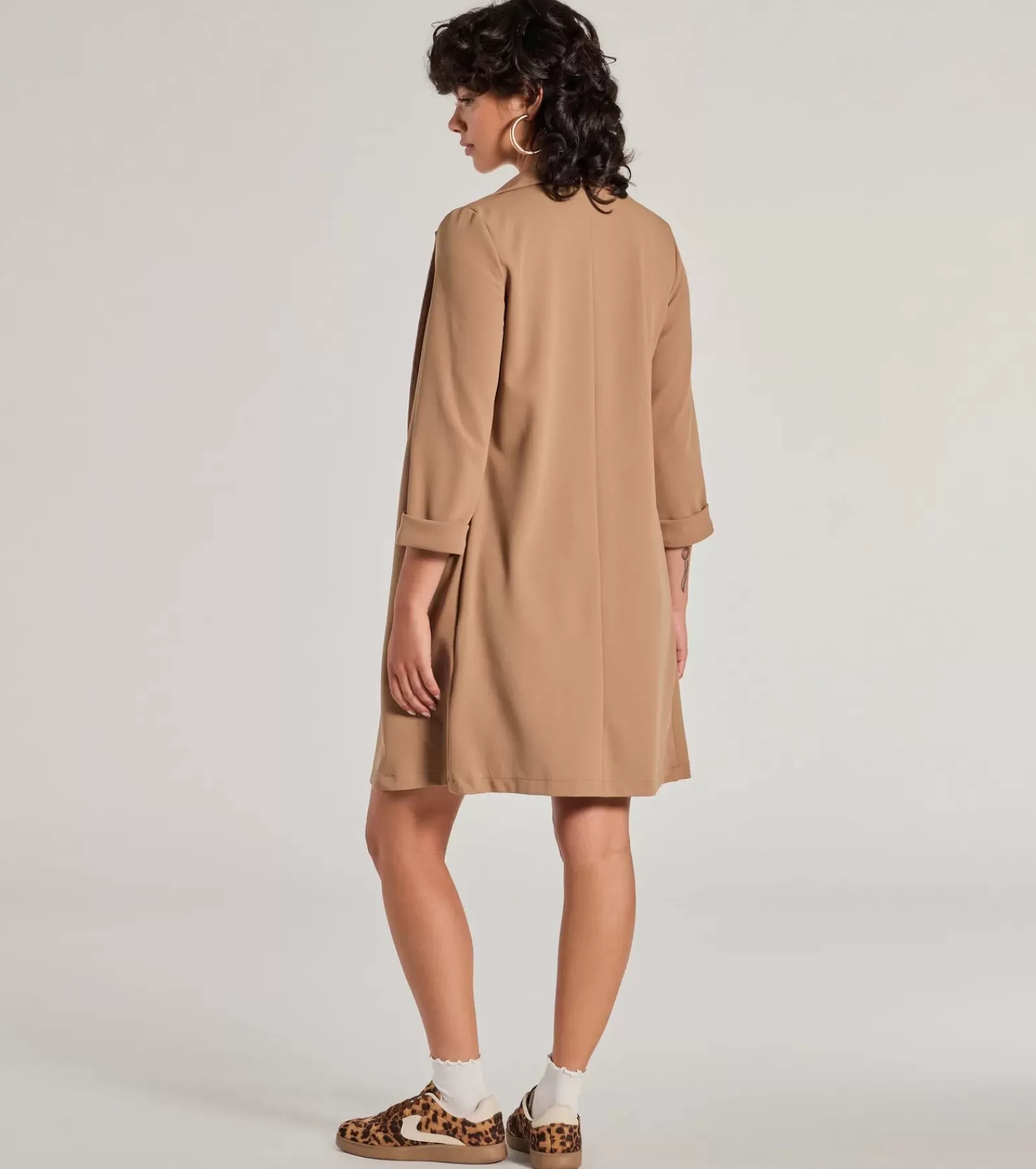 Windsor Blazers*Elevated Muse Crepe Longline Blazer