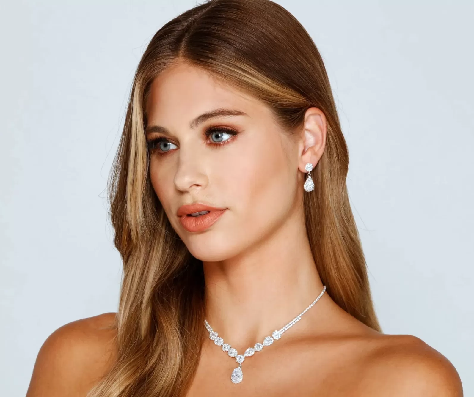 Windsor Nye Outfits | Necklaces & Chokers*Endless Glam Rhinestone Collar And Earrings Set