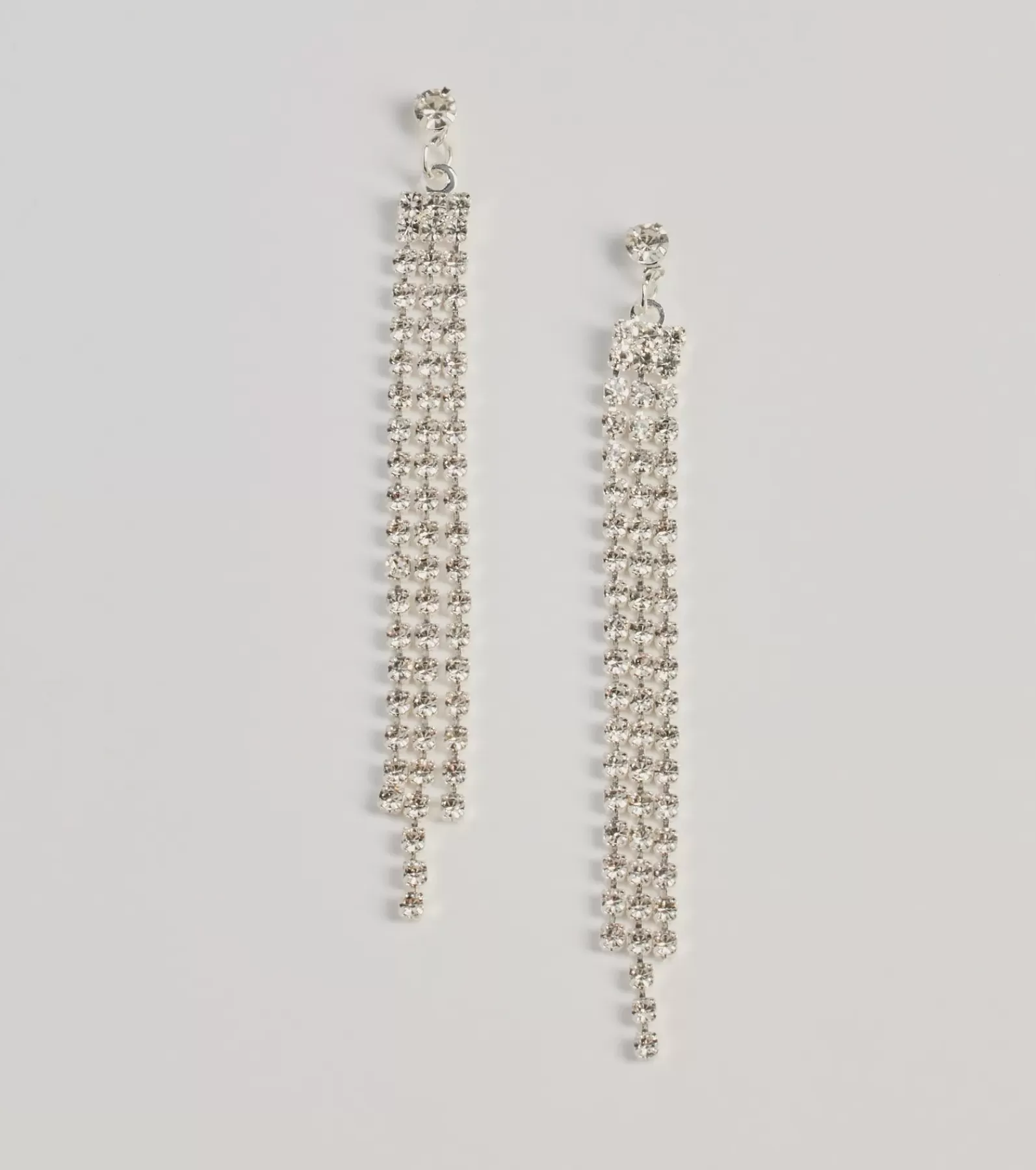 Windsor Earrings | All Accessories*Endless Shine Rhinestone Fringe Earrings
