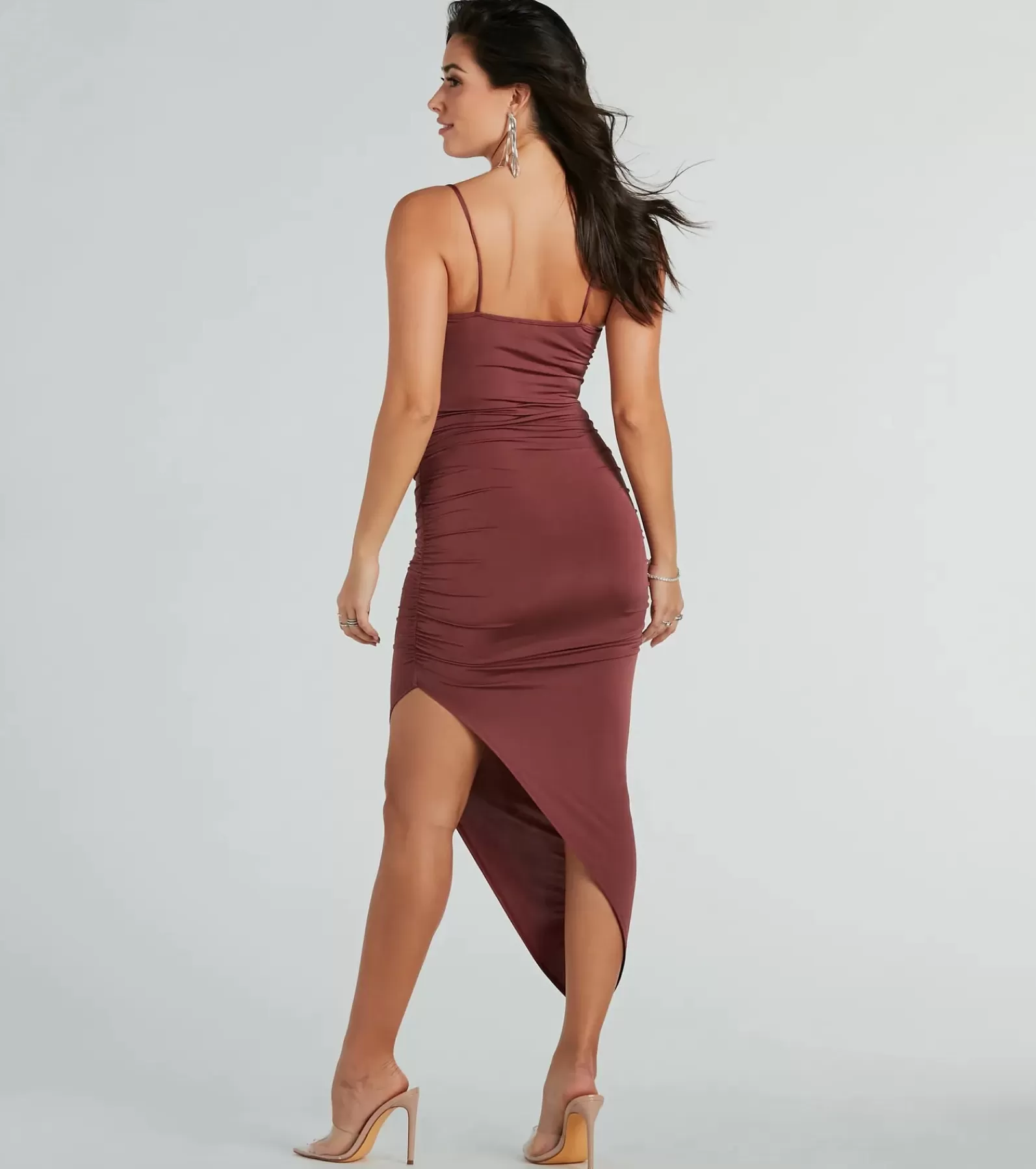 Windsor Bridal Shower | Midi Dresses*Evening Of Bliss Ruched Bodycon Midi Dress