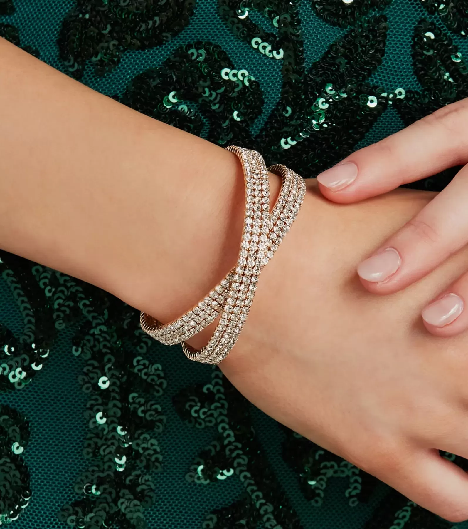 Windsor Bracelets | Accessories*Exquisite Shine Rhinestone Cuff Bracelet