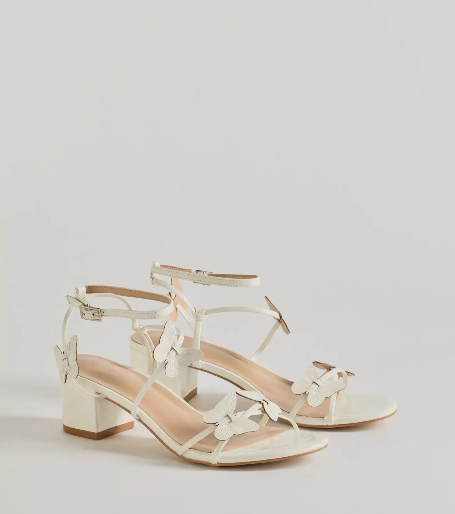 Windsor Sandals | Heels*Feeling Fly Butterfly Patent Block Heels