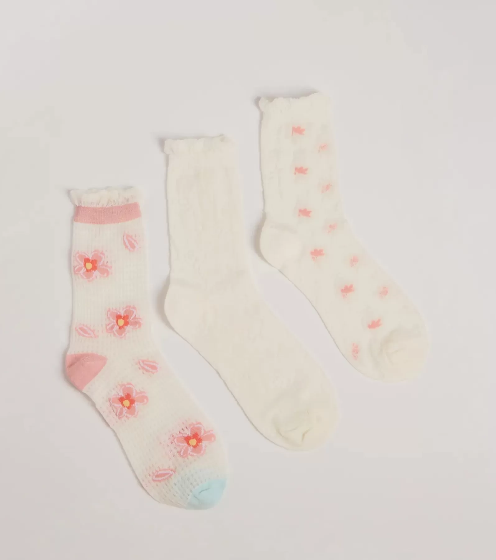 Windsor Hosiery & Socks | All Accessories*Floral Charm Three-Pack Sock Set