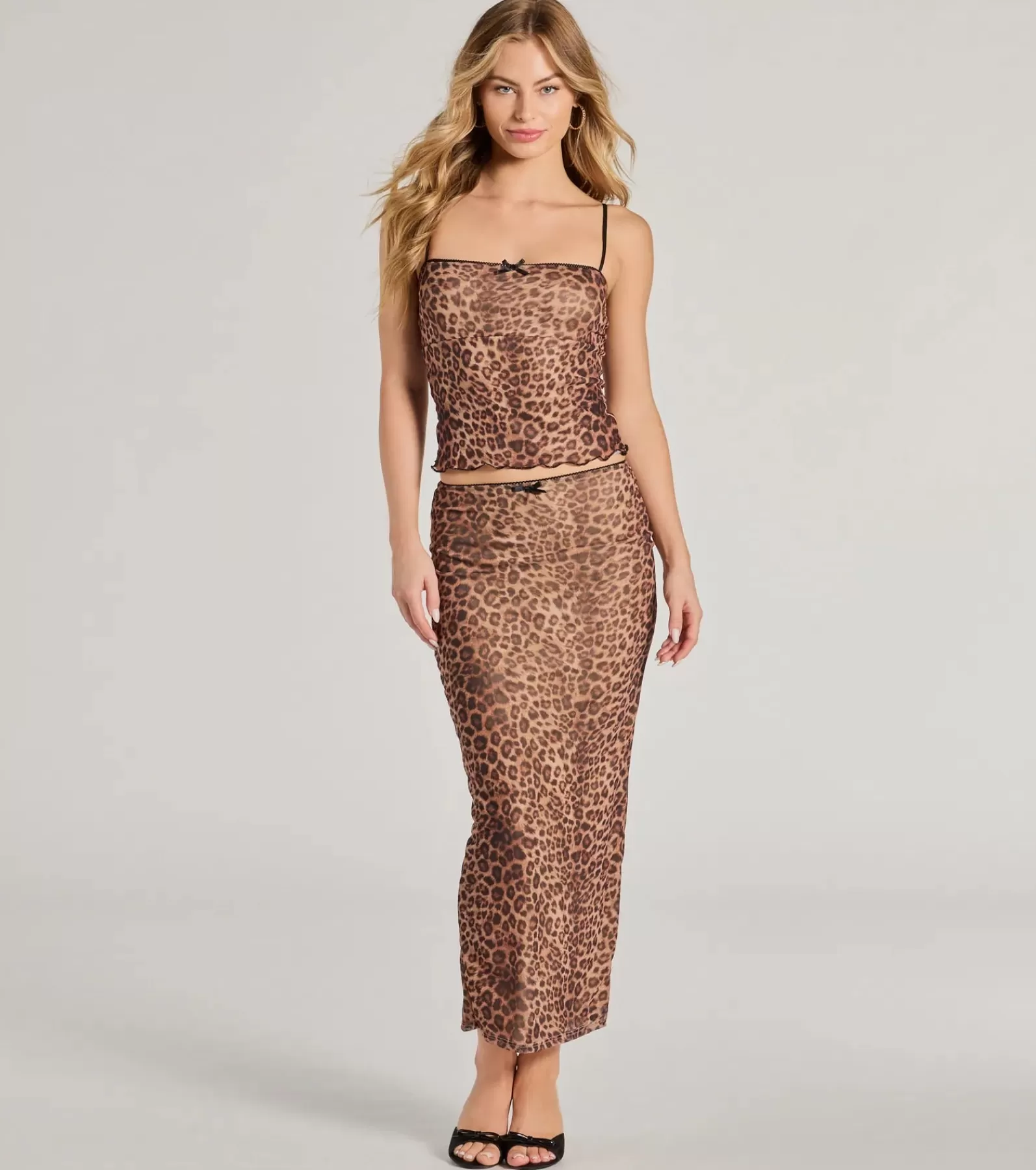 Windsor All Matching Sets | Skirts & Skorts*Forever Fierce Print And Bow Maxi Skirt
