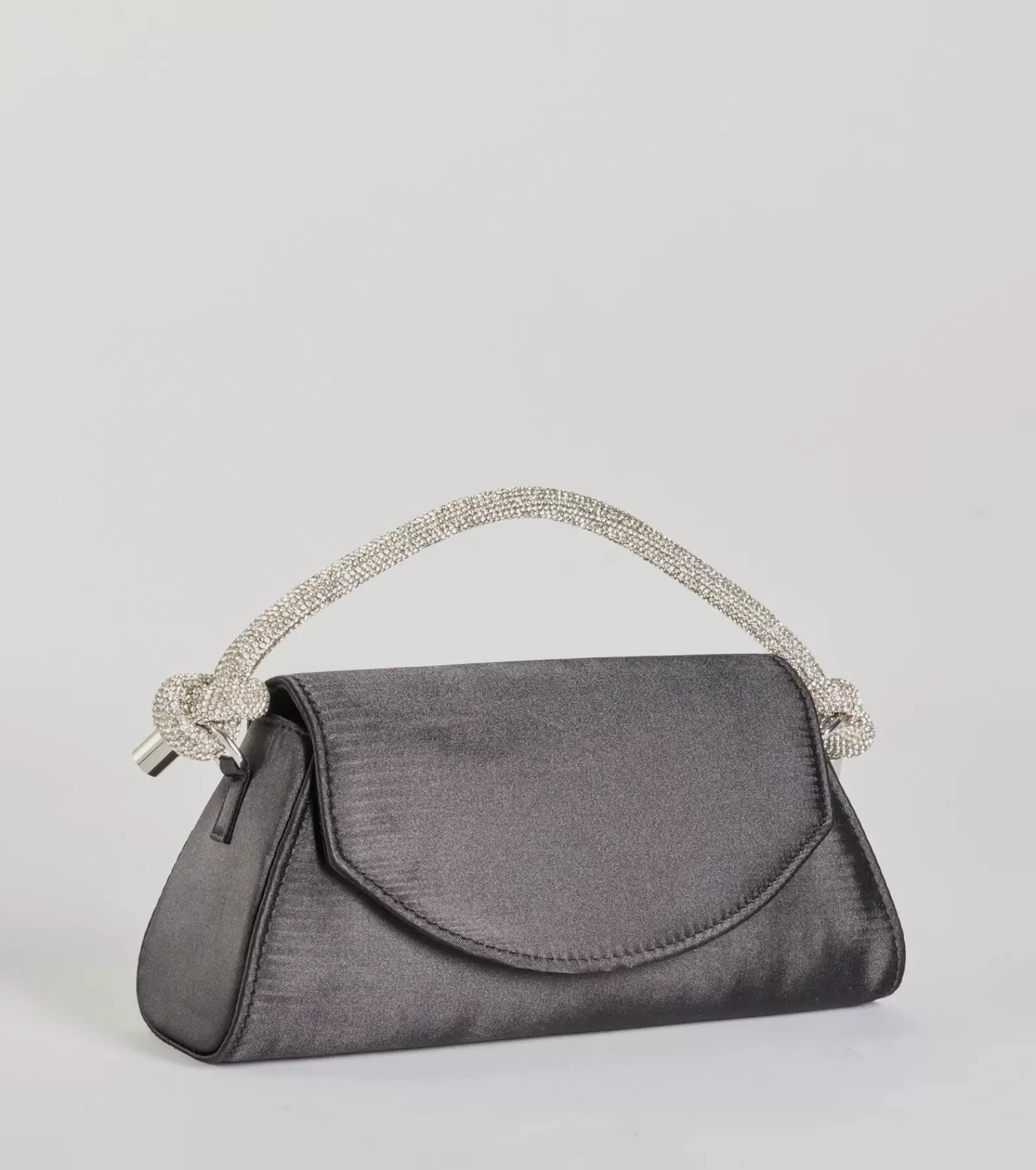 Windsor Accessories | Bachelorette Outfits*Glam Aspiration Rhinestone Strap Satin Handbag