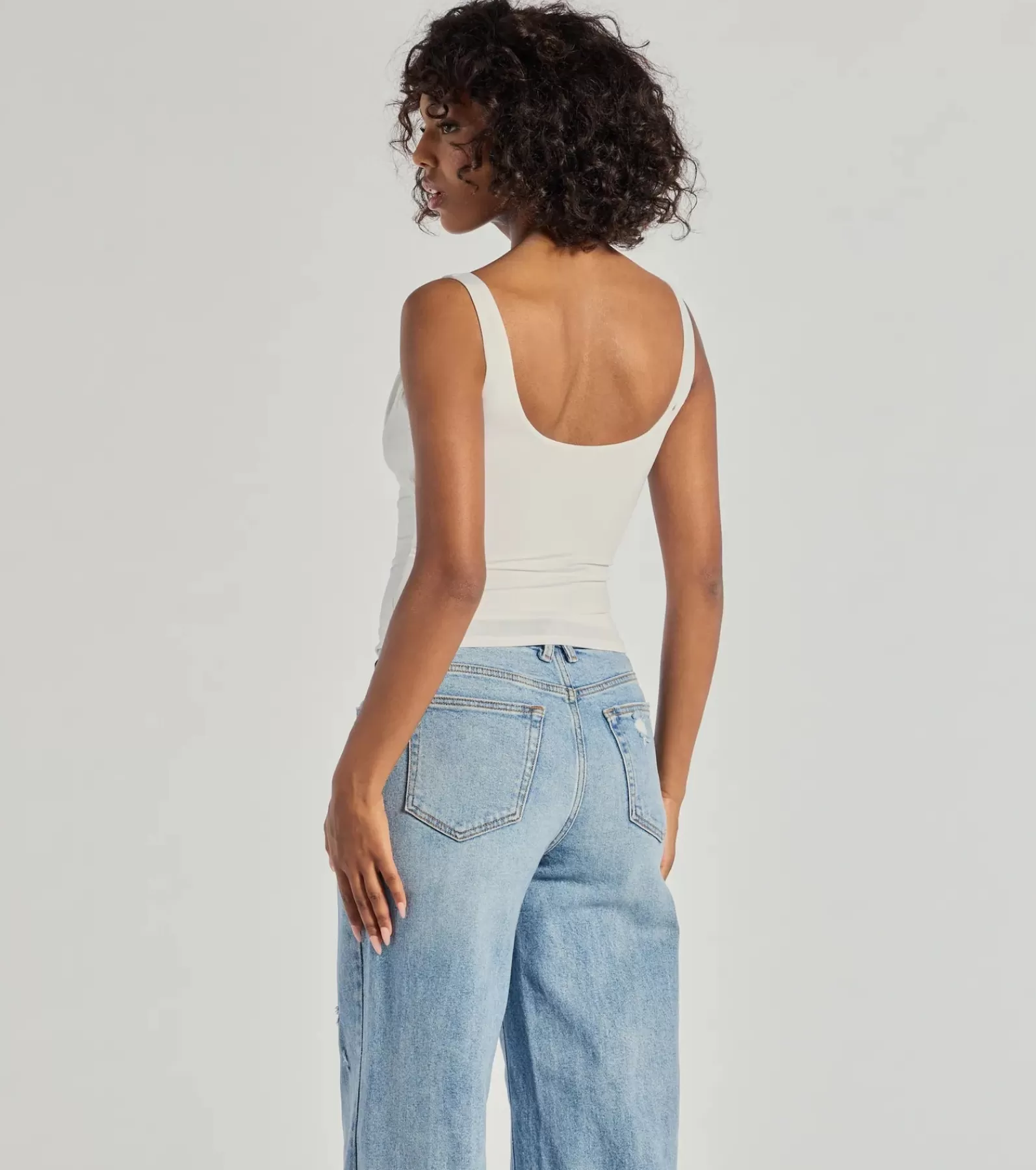 Windsor Basic Tops | Crop Tops*Glam Flair Sleeveless Cowl Neck Top