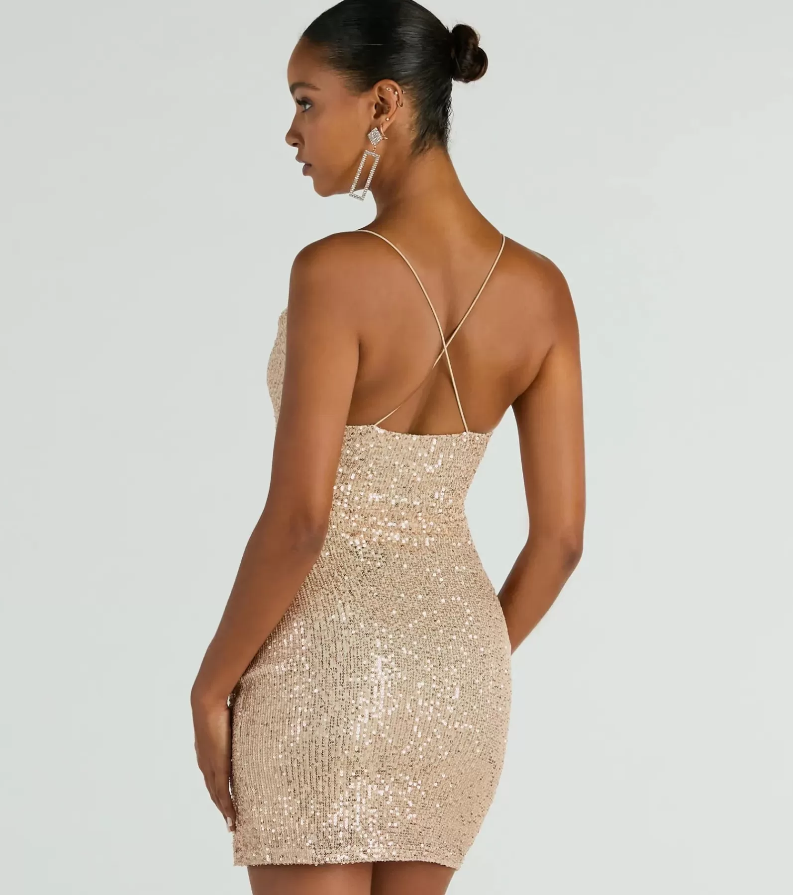 Windsor Sequin Nye Dresses | Nye Dresses*Glitzy Babe Sequin Mini Dress