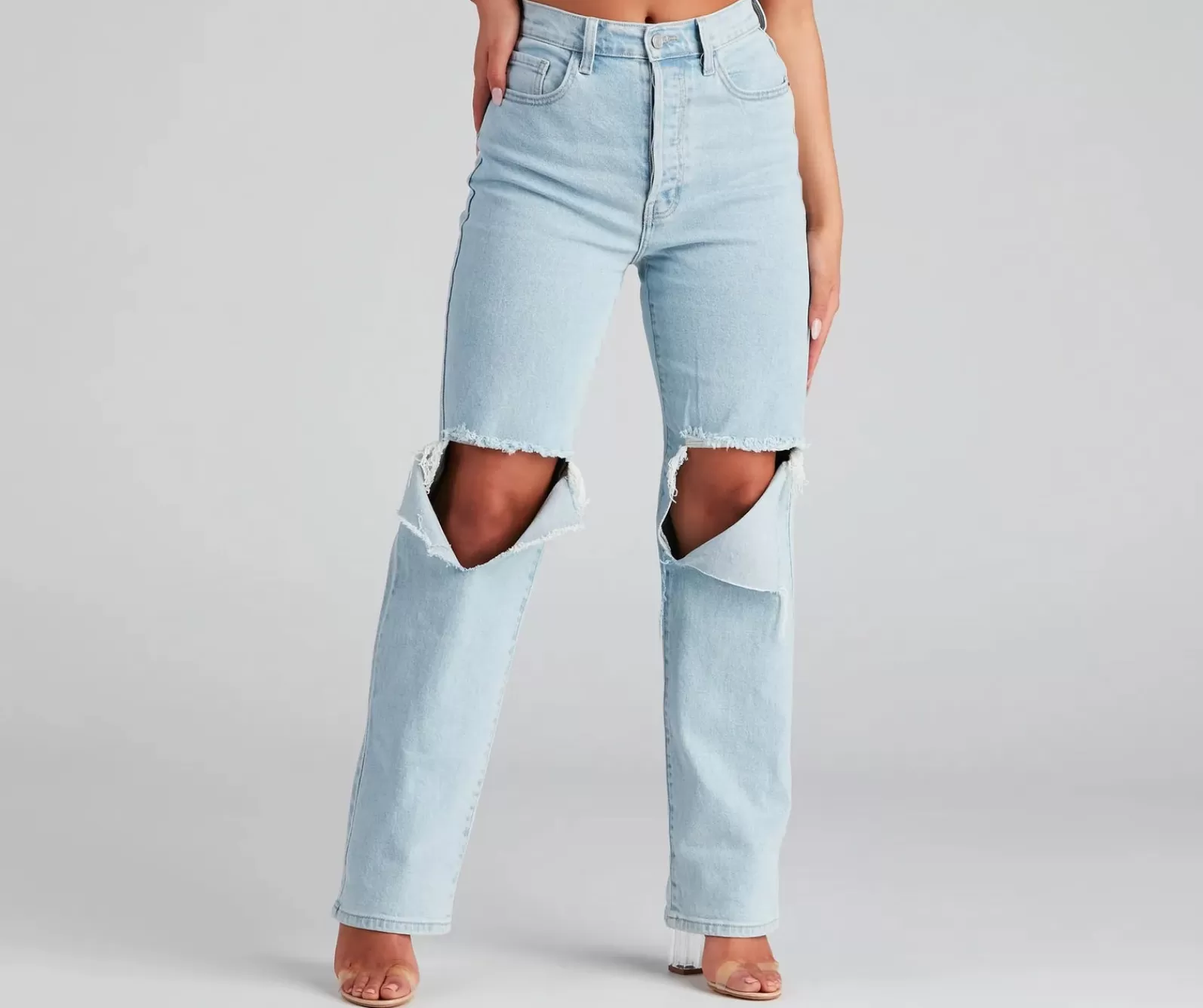Windsor Jeans*Good Vibes High Rise Boyfriend Jeans
