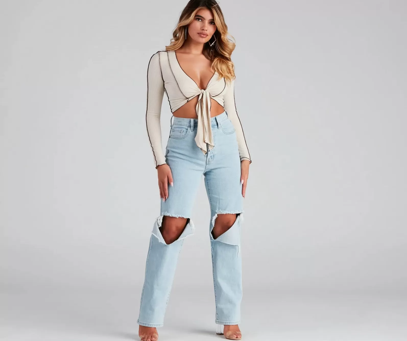 Windsor Jeans*Good Vibes High Rise Boyfriend Jeans