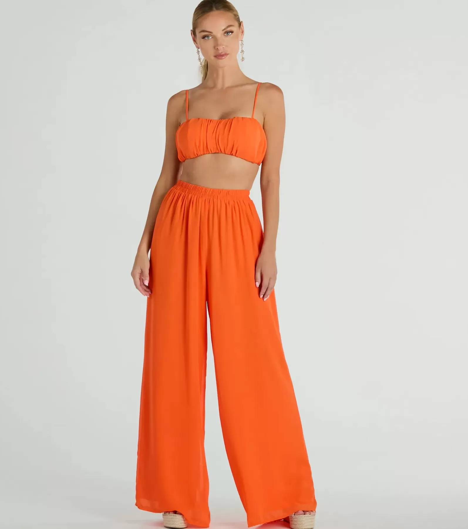 Windsor All Matching Sets | Flare Pants*Gorgeous Allure Chiffon Palazzo Pants