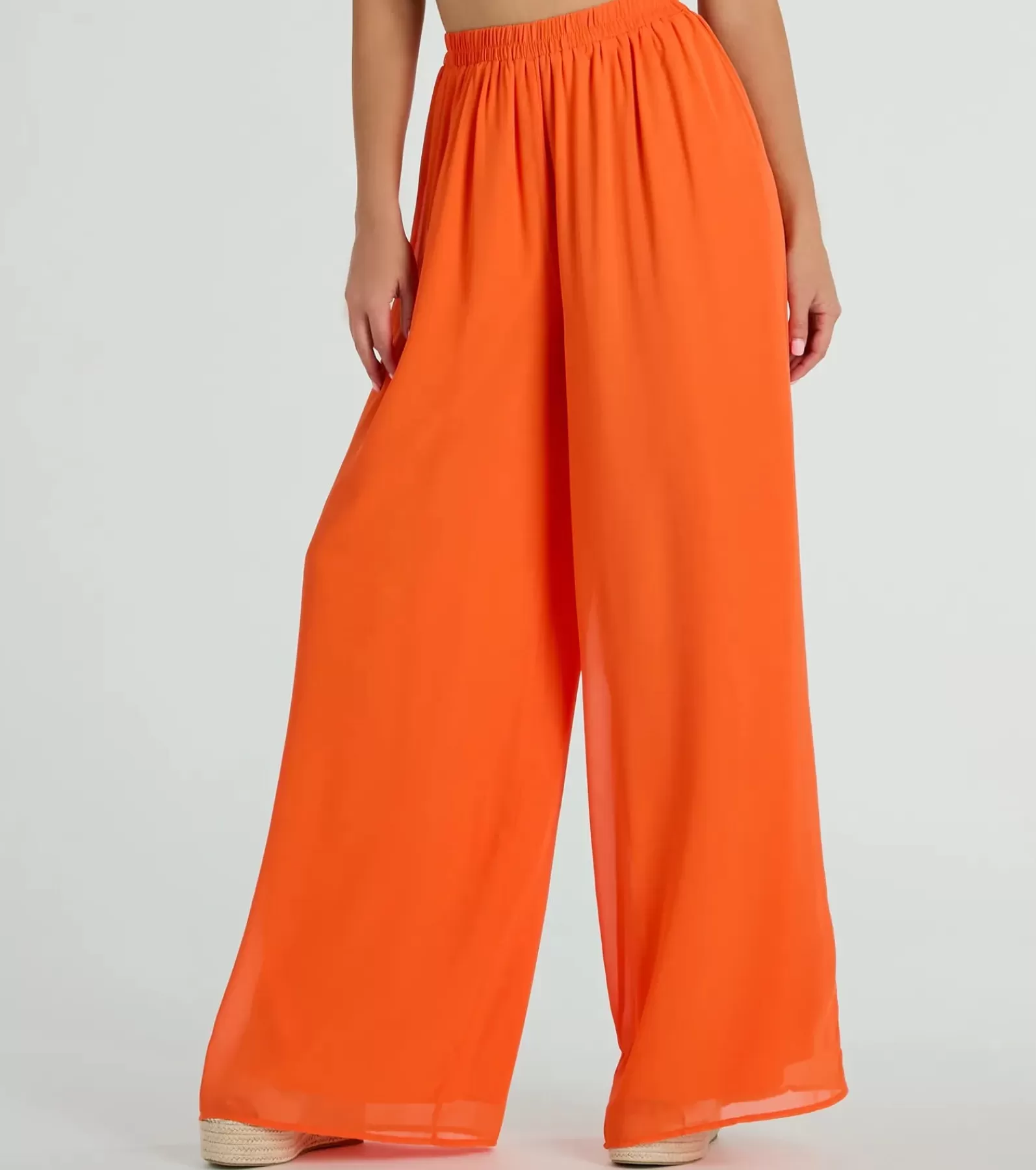 Windsor All Matching Sets | Flare Pants*Gorgeous Allure Chiffon Palazzo Pants