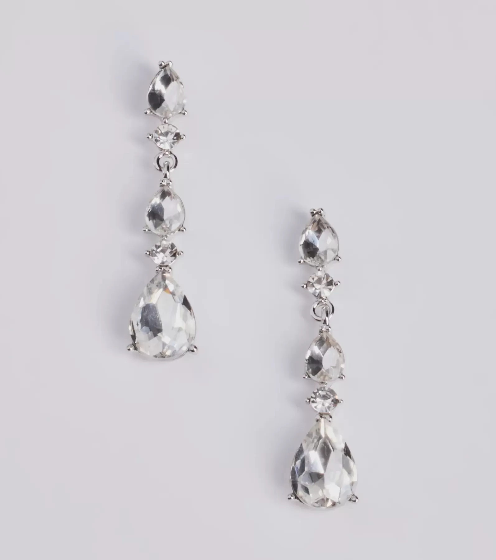 Windsor Earrings | Accessories*Gorgeous Glitz Teardrop Rhinestone Drop Earrings