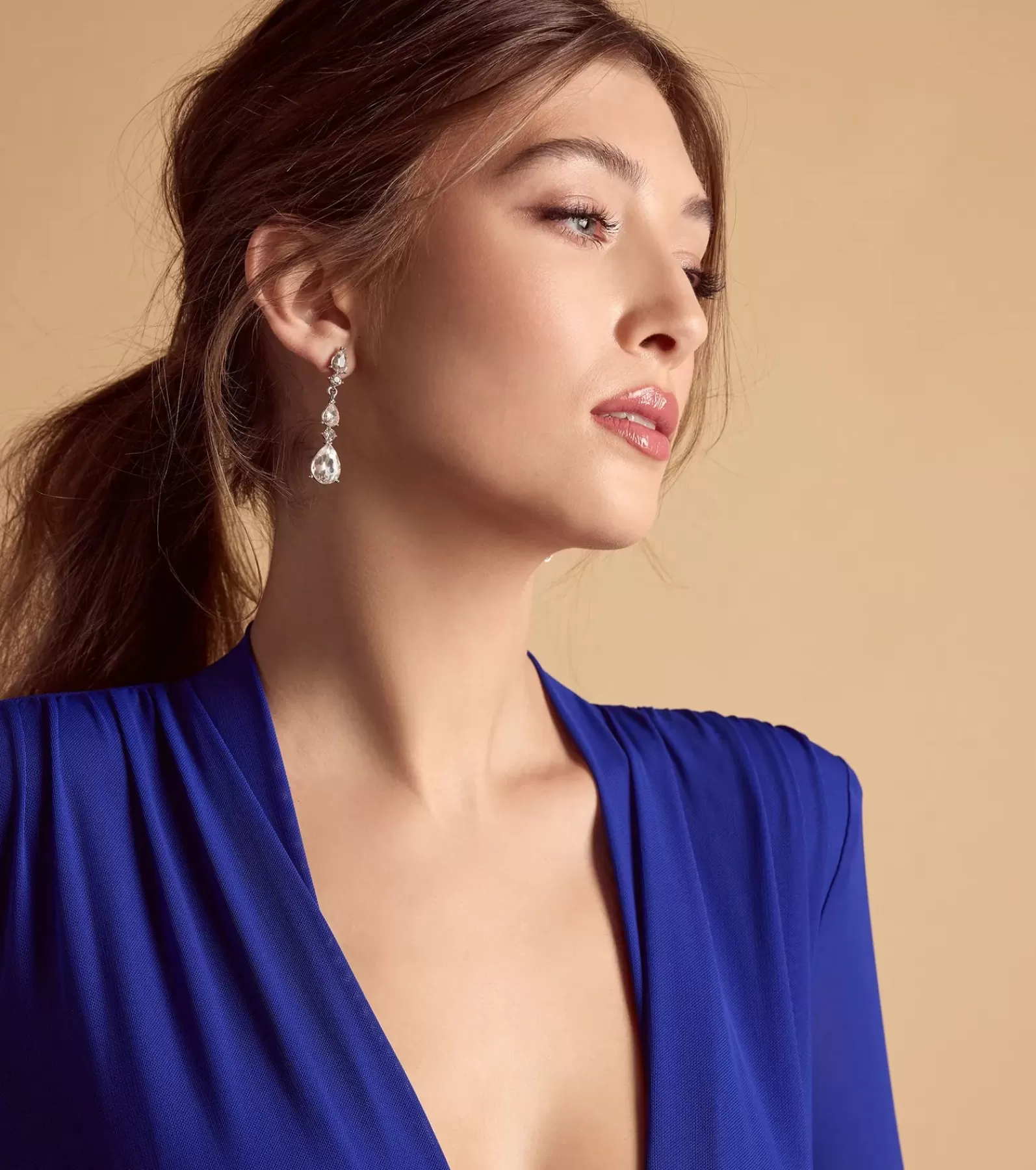 Windsor Earrings | Accessories*Gorgeous Glitz Teardrop Rhinestone Drop Earrings