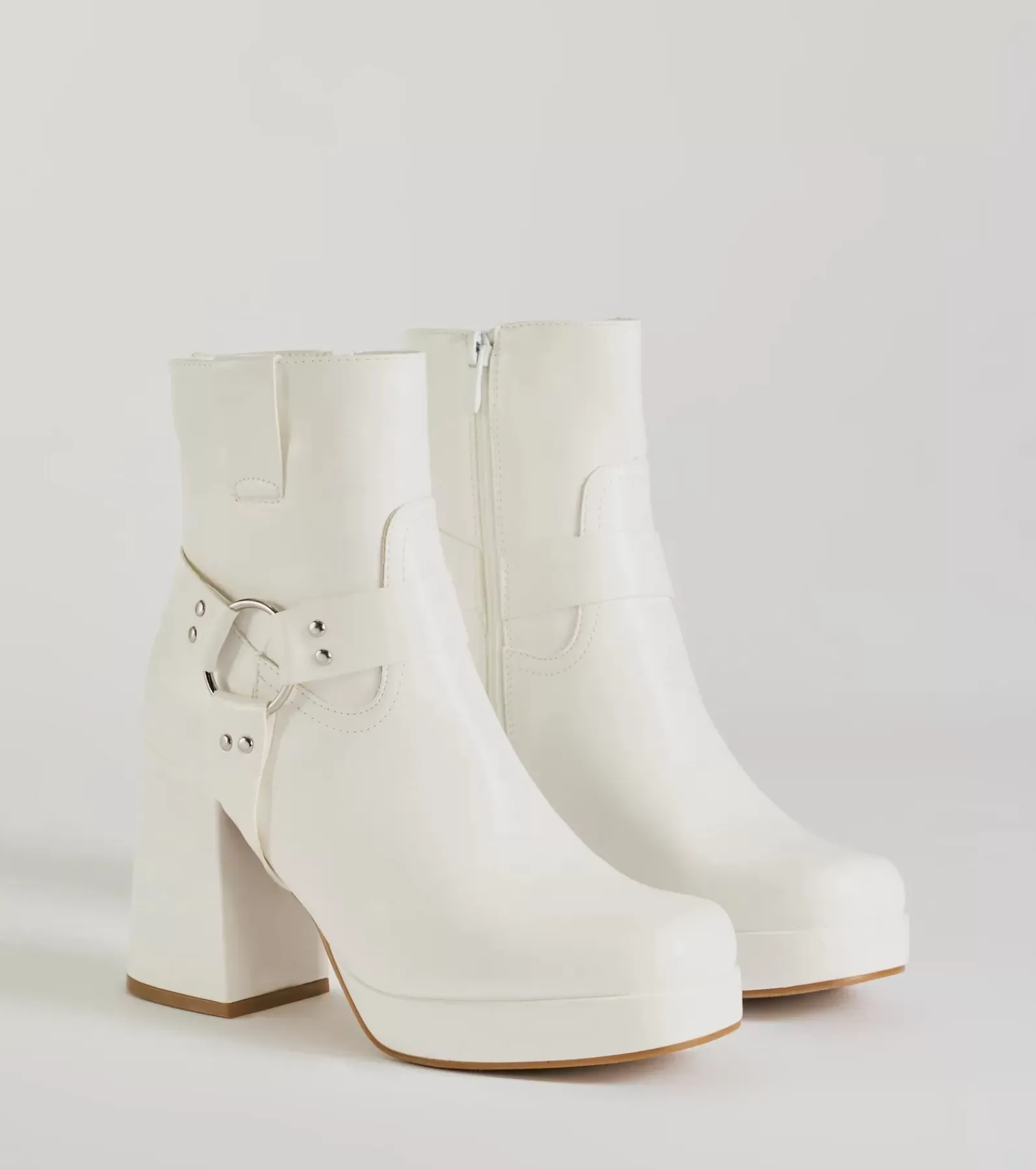 Windsor Platform Shoes | Boots & Booties*Hot Girl Walk Moto Block Heel Platform Booties
