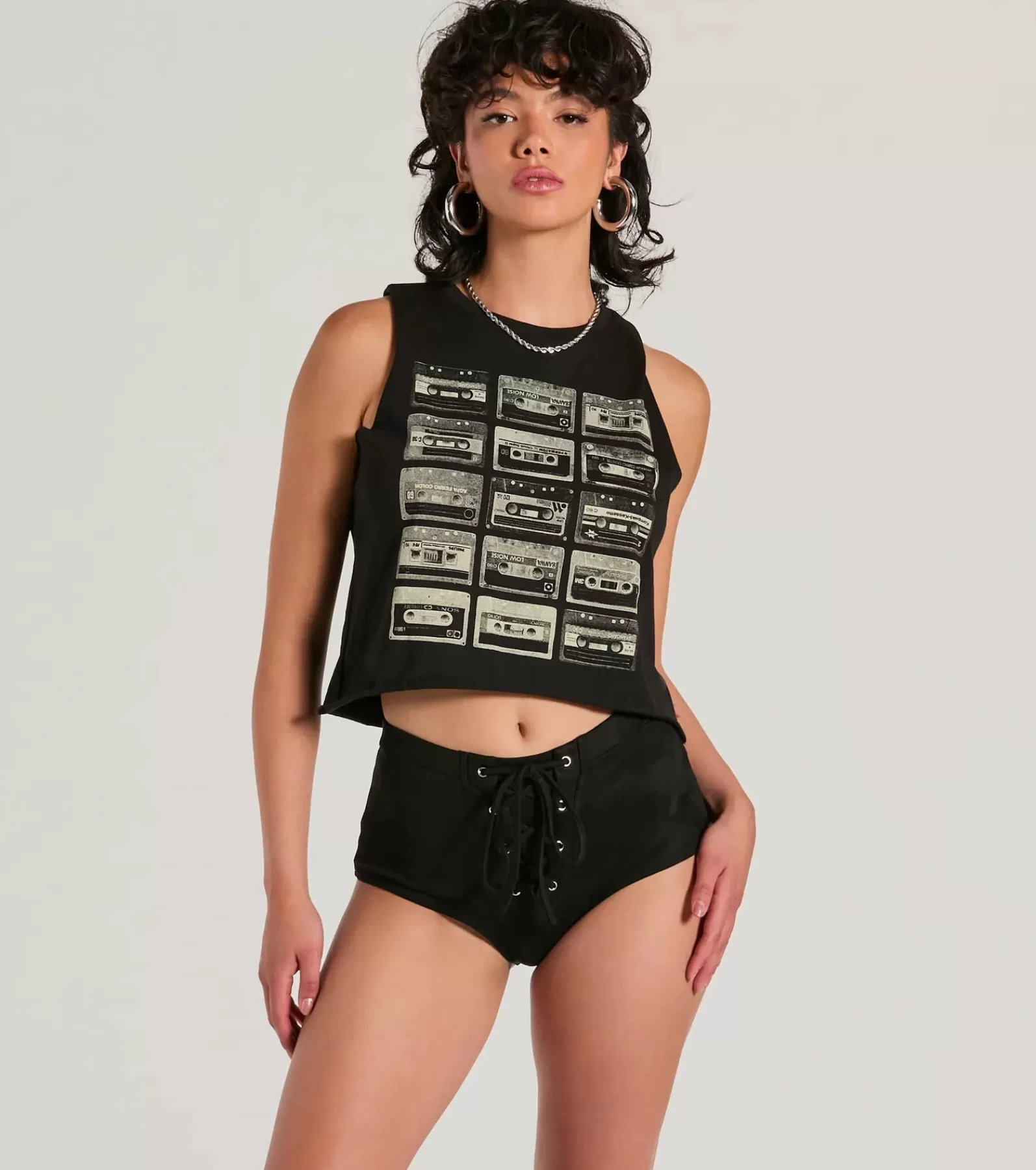 Windsor Faux Leather & Suede Bottoms | Shorts*Hottie On The Fly Lace-Up Faux Suede Micro Shorts