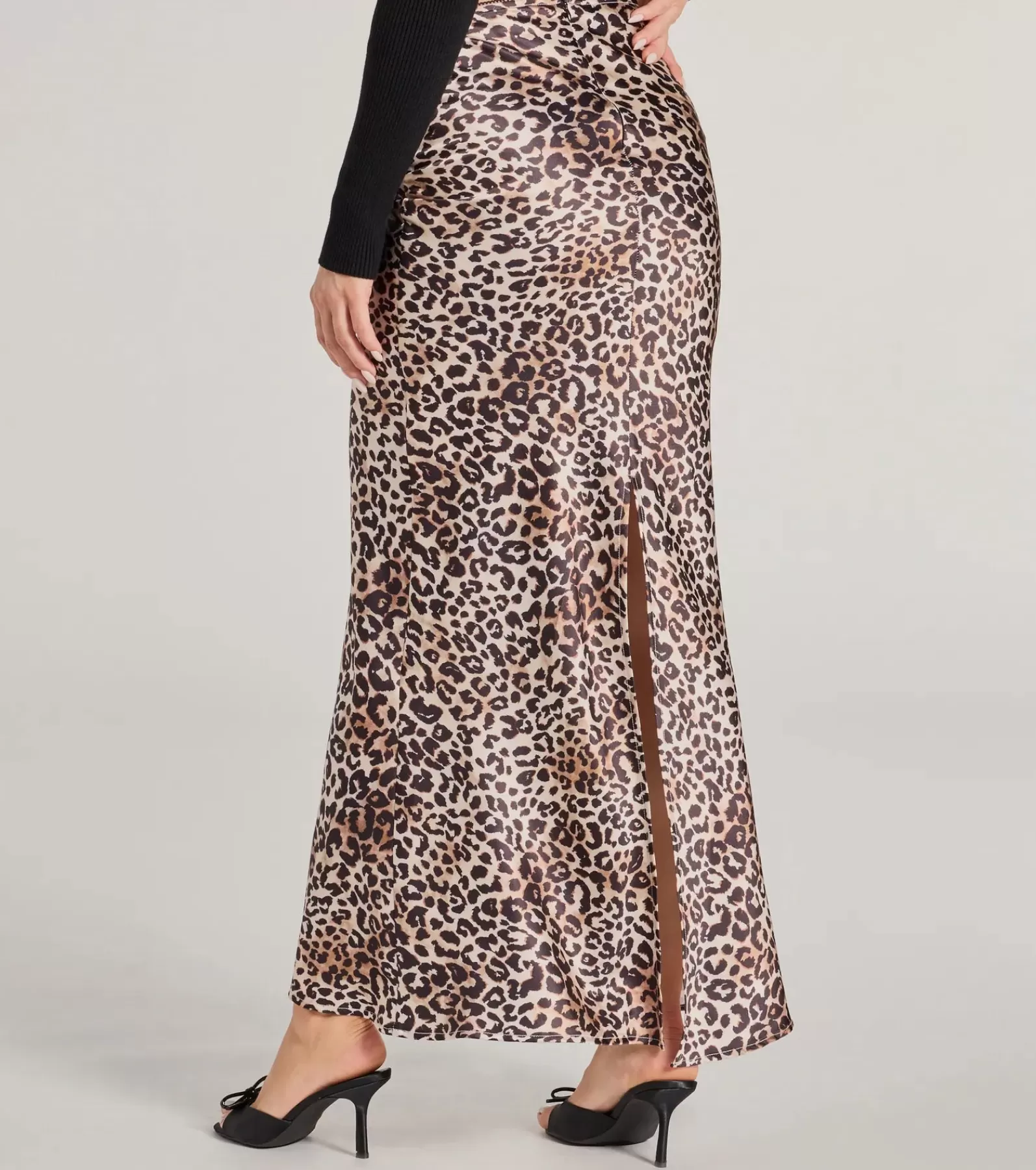 Windsor Skirts & Skorts*It-Girl Chic Print Satin Maxi Skirt