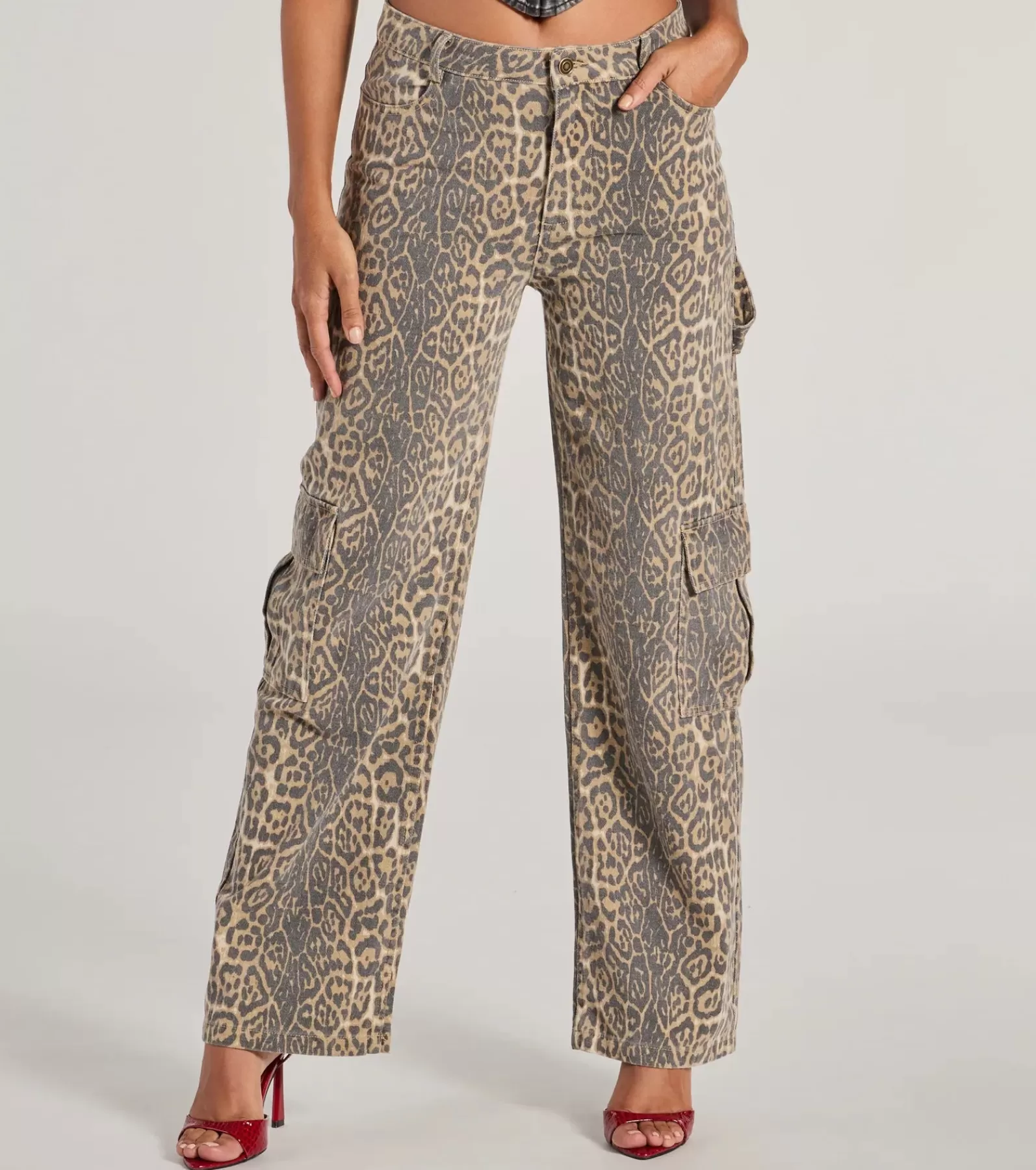 Windsor Pants | Jeans*It-Girl Factor Print Cargo Denim Pants