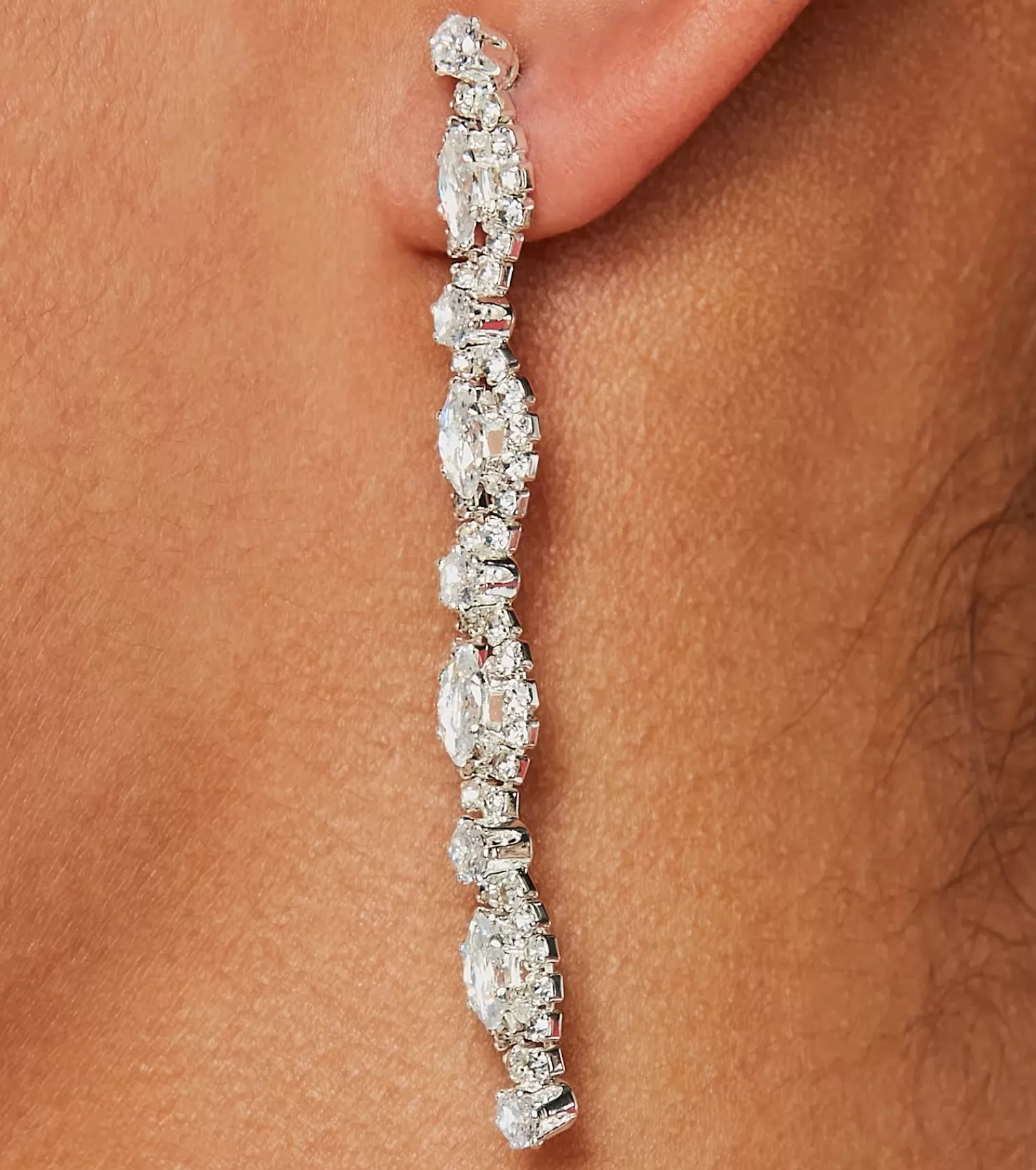 Windsor Earrings | Accessories*Luxe Shimmer Rhinestone Duster Earrings