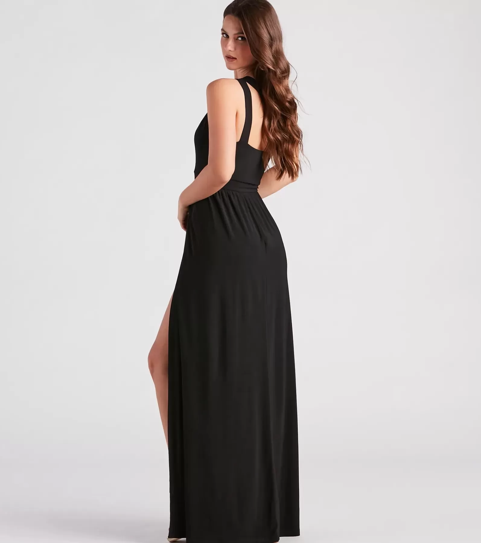 Windsor Black Tie Wedding Guest Dresses | Maxi Dresses*Melany Formal Dual Slit A-Line Dress
