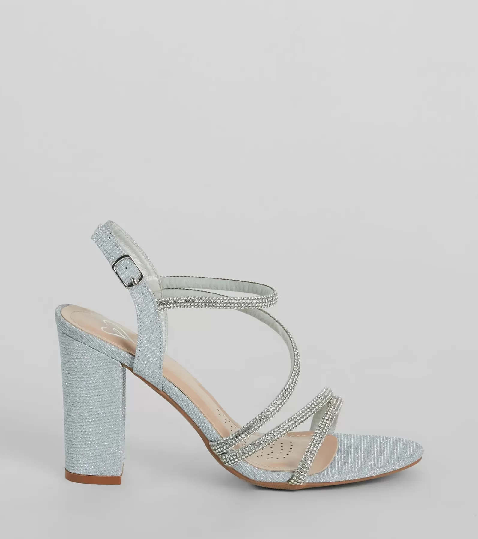 Windsor High Heels | Sandals*Miss Marvelous Rhinestone Block Heels