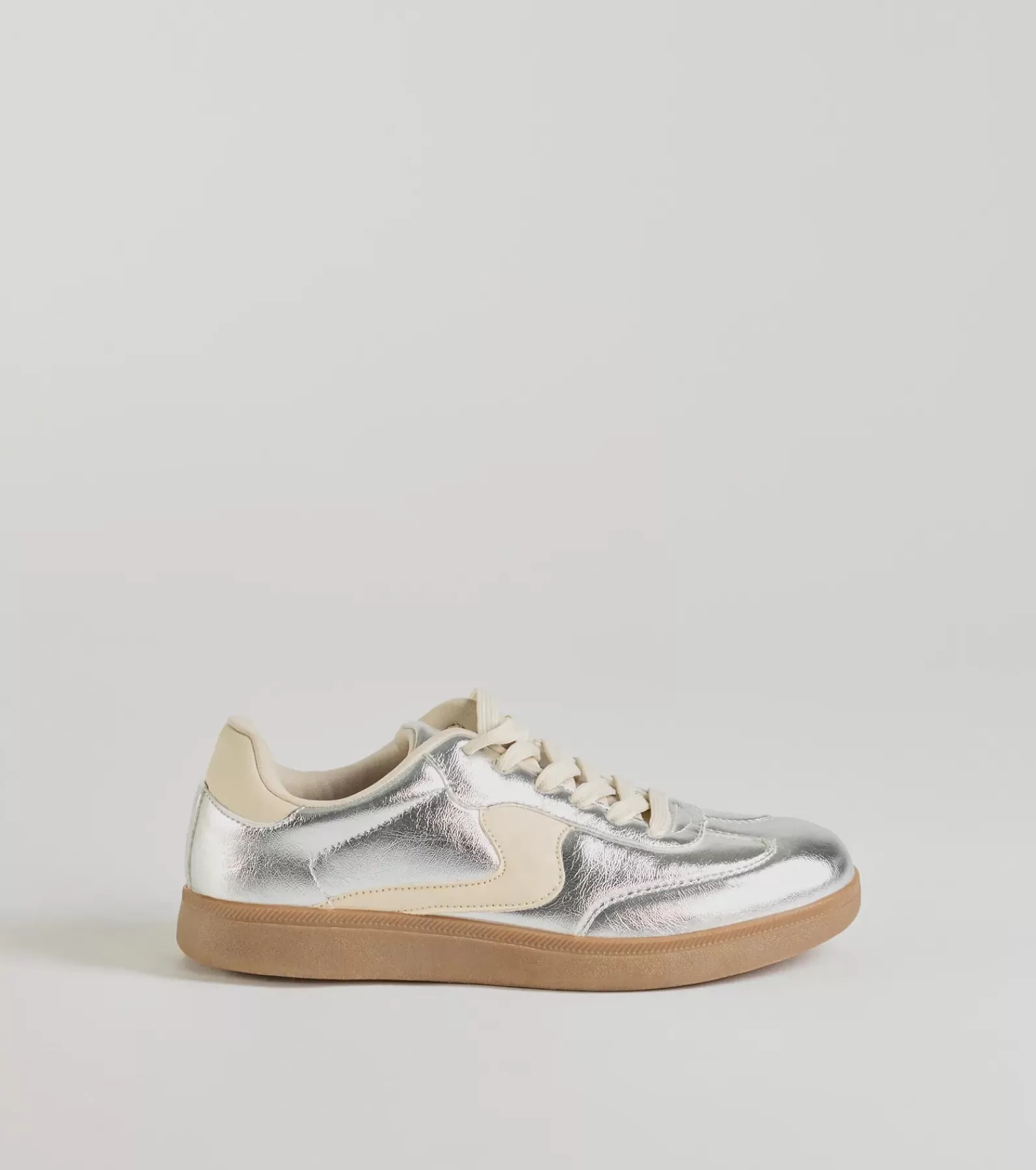 Windsor Platform Shoes | Flats & Sneakers*Pair To Perfection Metallic Lace-Up Sneakers