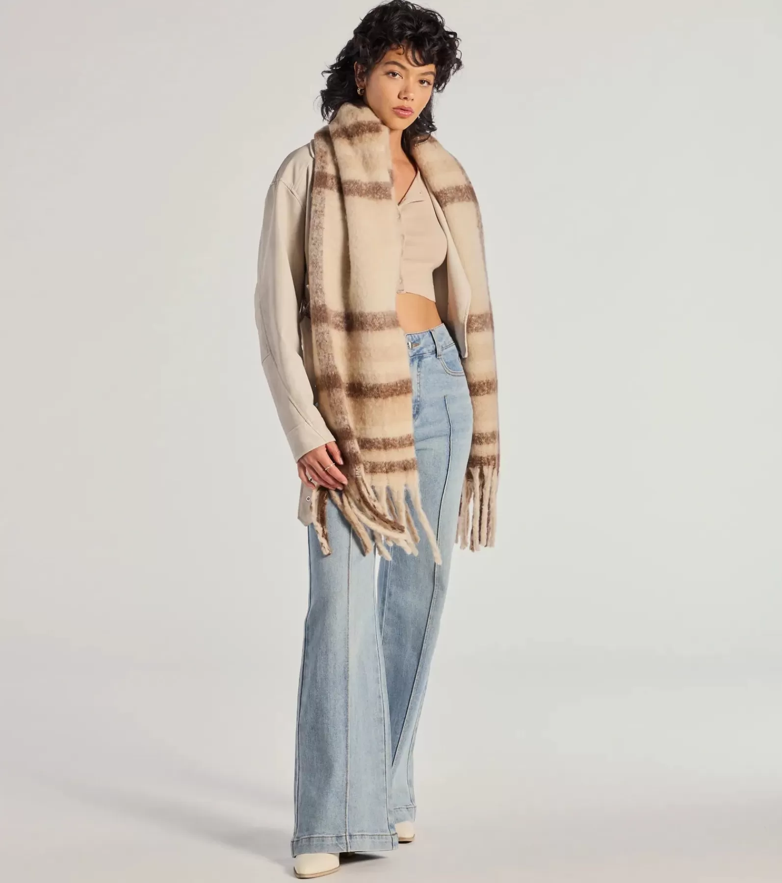 Windsor Cold Weather Accessories | Scarves & Wraps*Plaid Moment Blanket Scarf