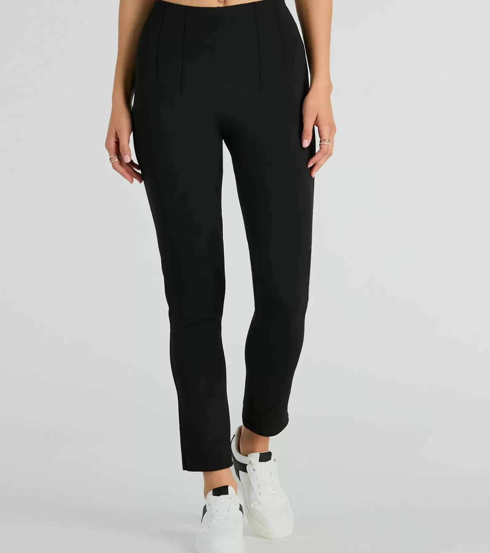 Windsor Black Pants | Pants*Power Mood High-Rise Skinny Trouser Pants