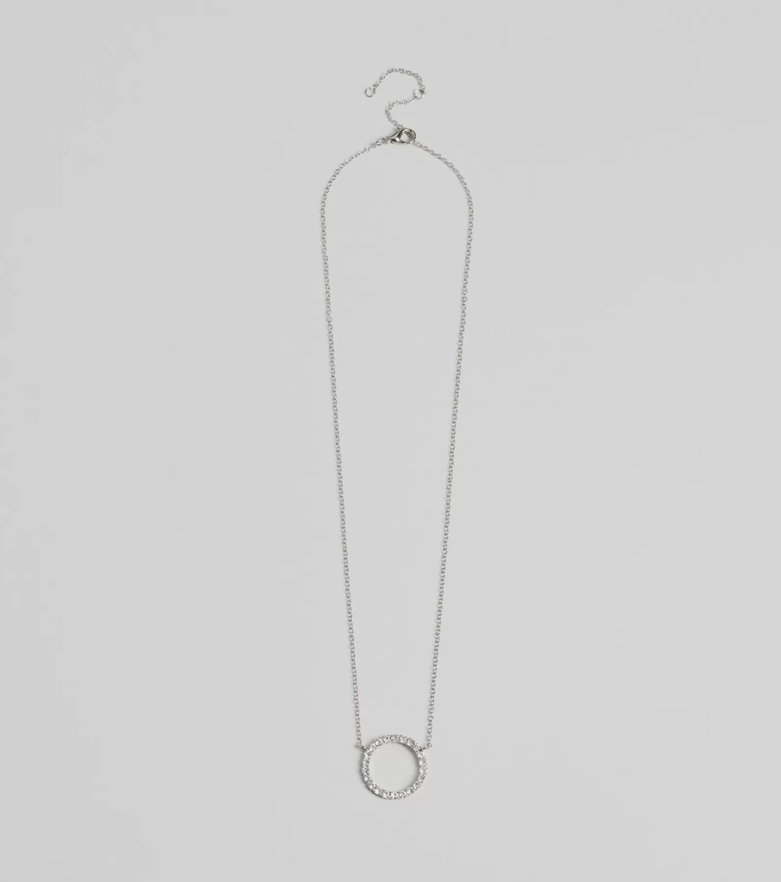 Windsor Necklaces & Chokers*Pretty Shine Cubic Zirconia Circle Pendant Necklace