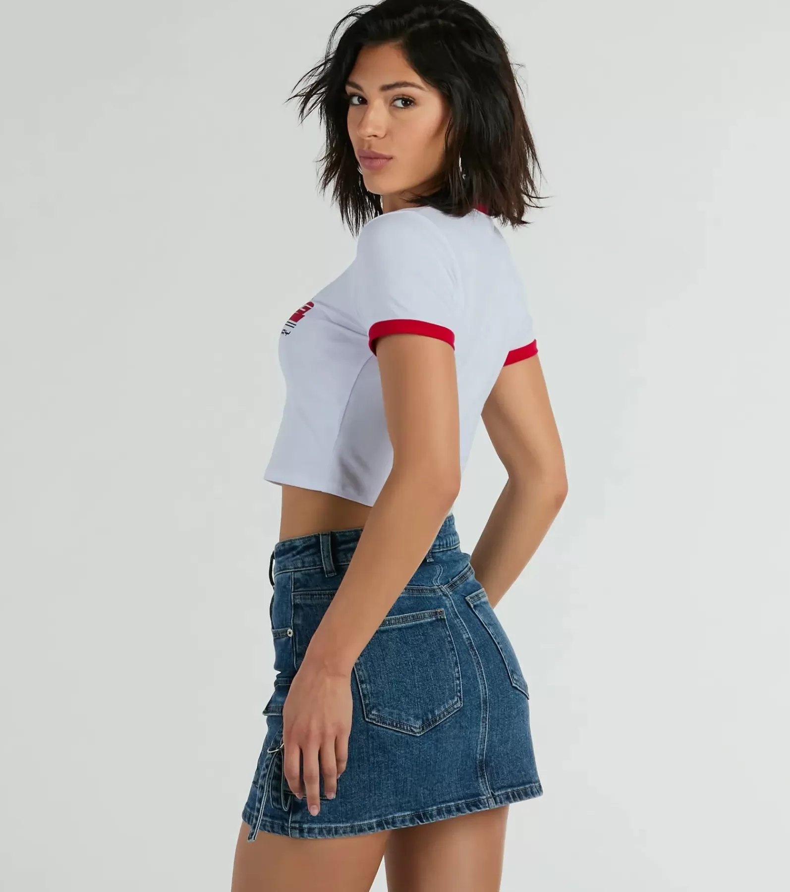 Windsor Graphic Tees | Short Sleeve Tops*Racing Speedway Ringer Graphic Tee