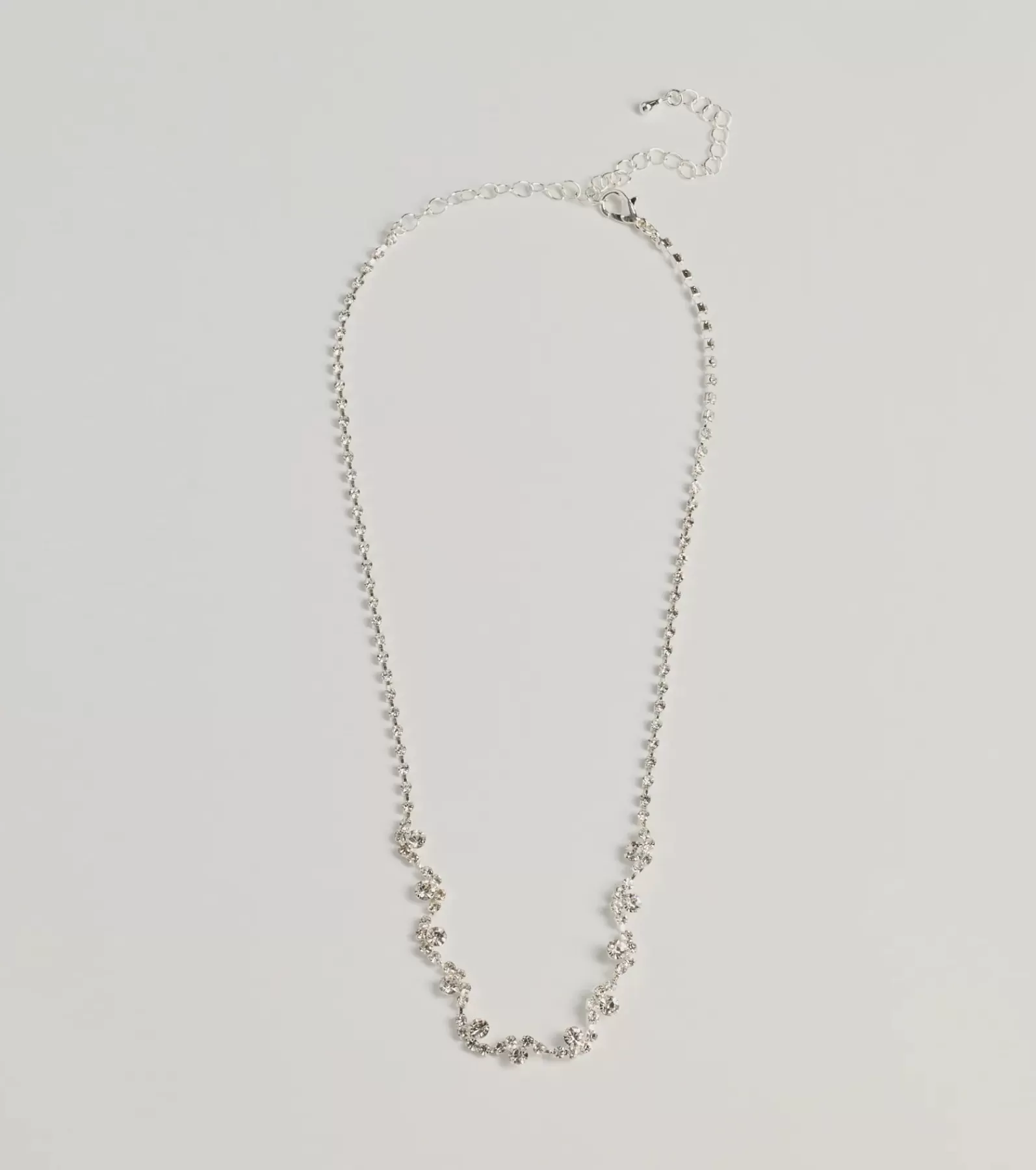 Windsor Necklaces & Chokers | All Accessories*Radiant Allure Rhinestone Cluster Necklace